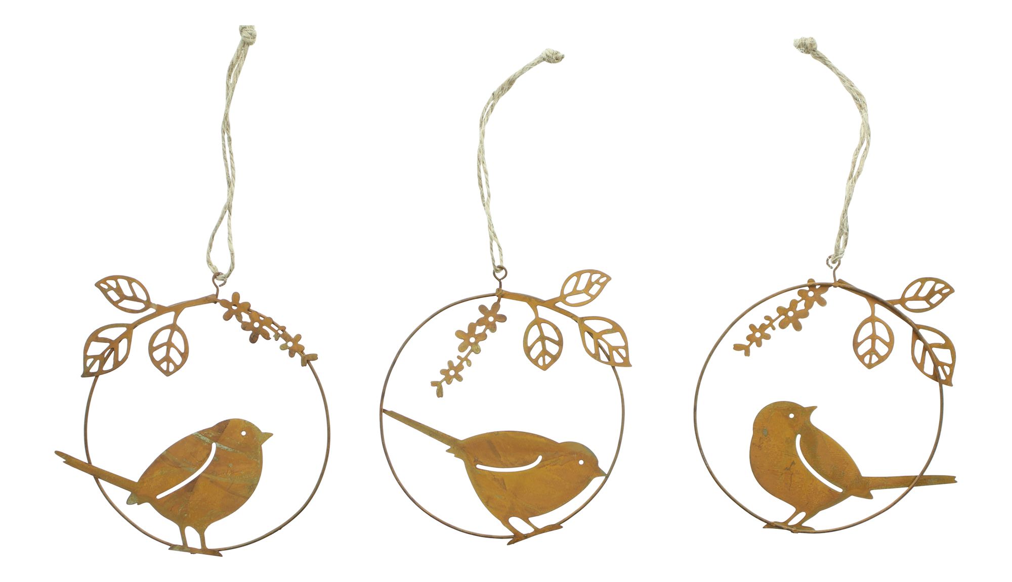Acheter Lot de 3 suspensions "petits oiseaux"  dans la boutique en ligne de Frank Flechtwaren pour Pâques