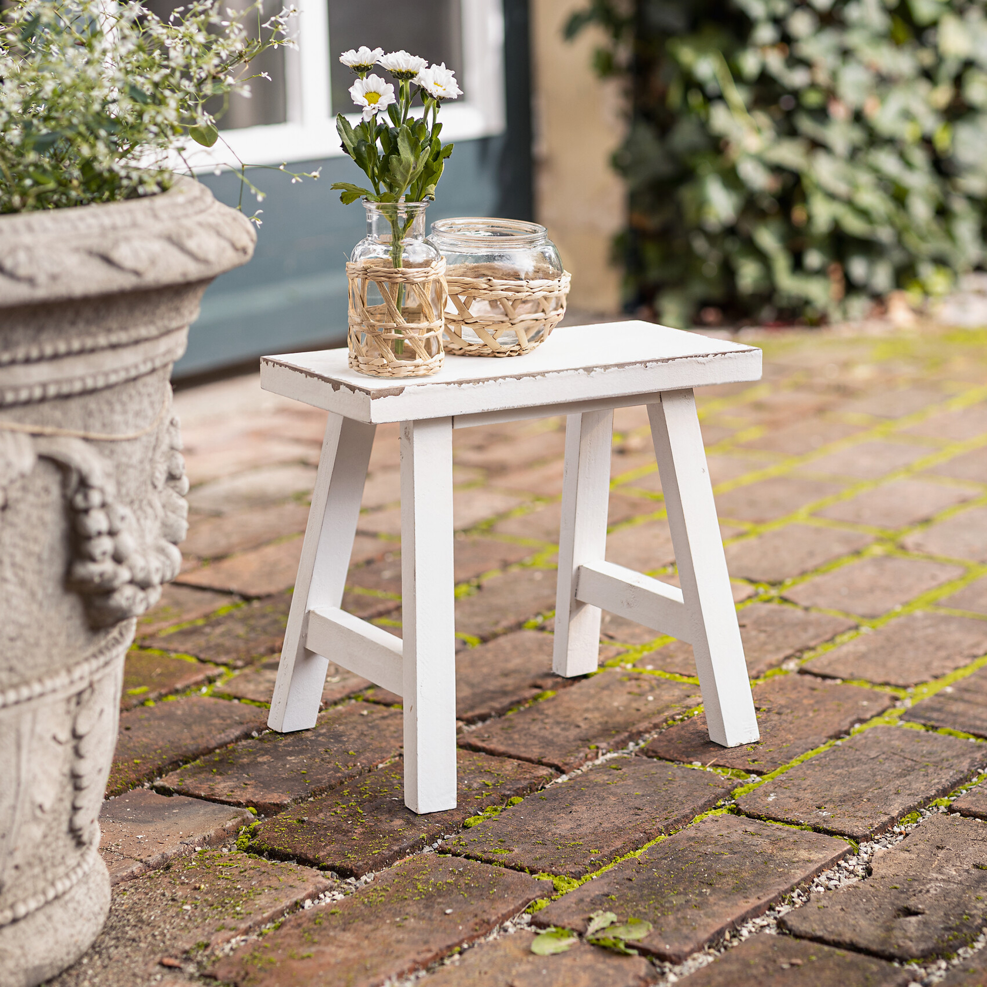 Acheter Tabouret "Used-look"  dans la boutique en ligne de Frank Flechtwaren