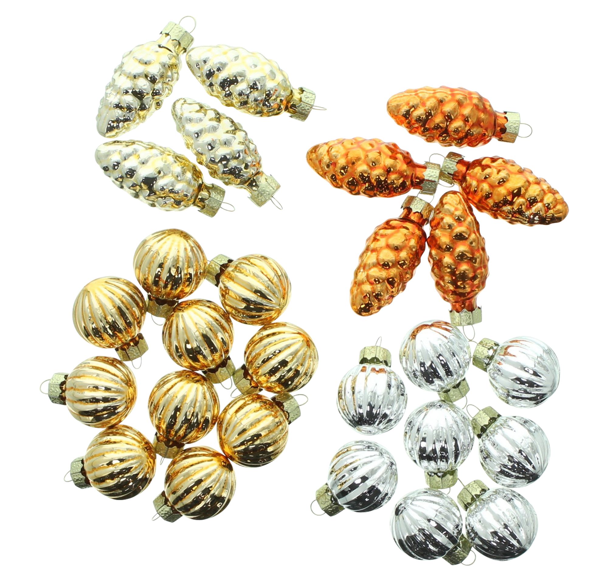 Acheter Décorations de Noël « Pommes de pin et boules », lot de 27 pièces dans la boutique en ligne de Frank Flechtwaren pour Décorations à suspendre