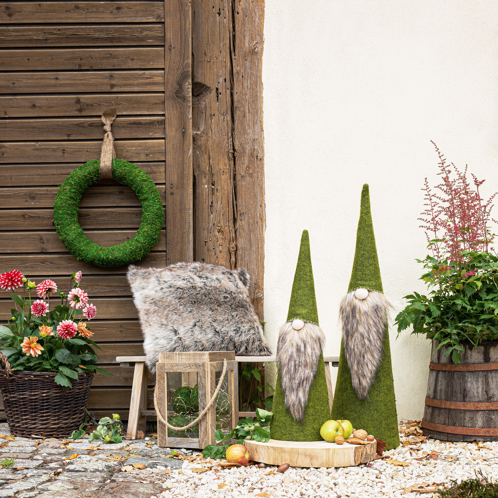 Acheter Lot de 2 lutins "vert"  dans la boutique en ligne de Frank Flechtwaren