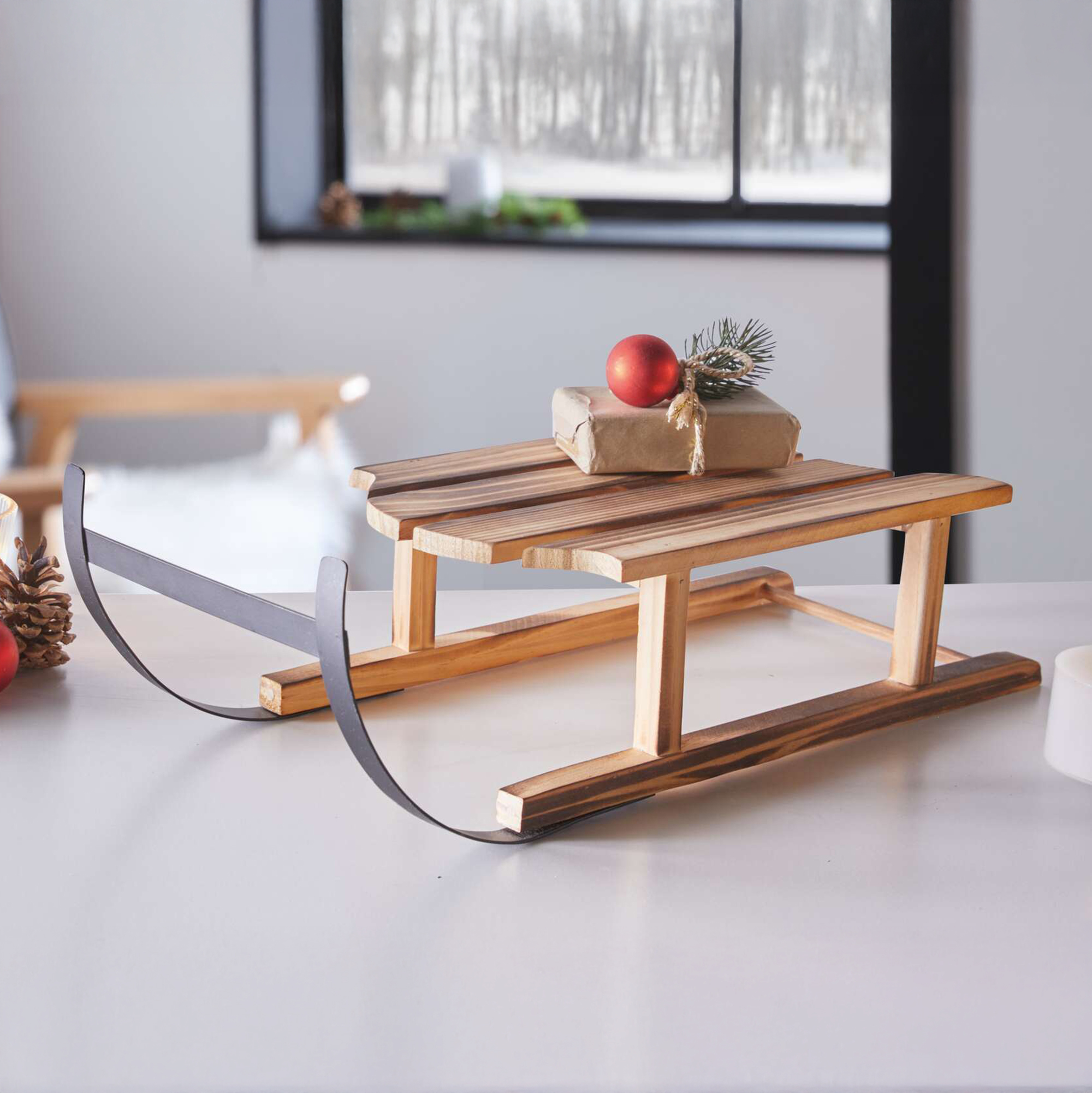 Acheter Luge décorative "nature"  dans la boutique en ligne de Frank Flechtwaren