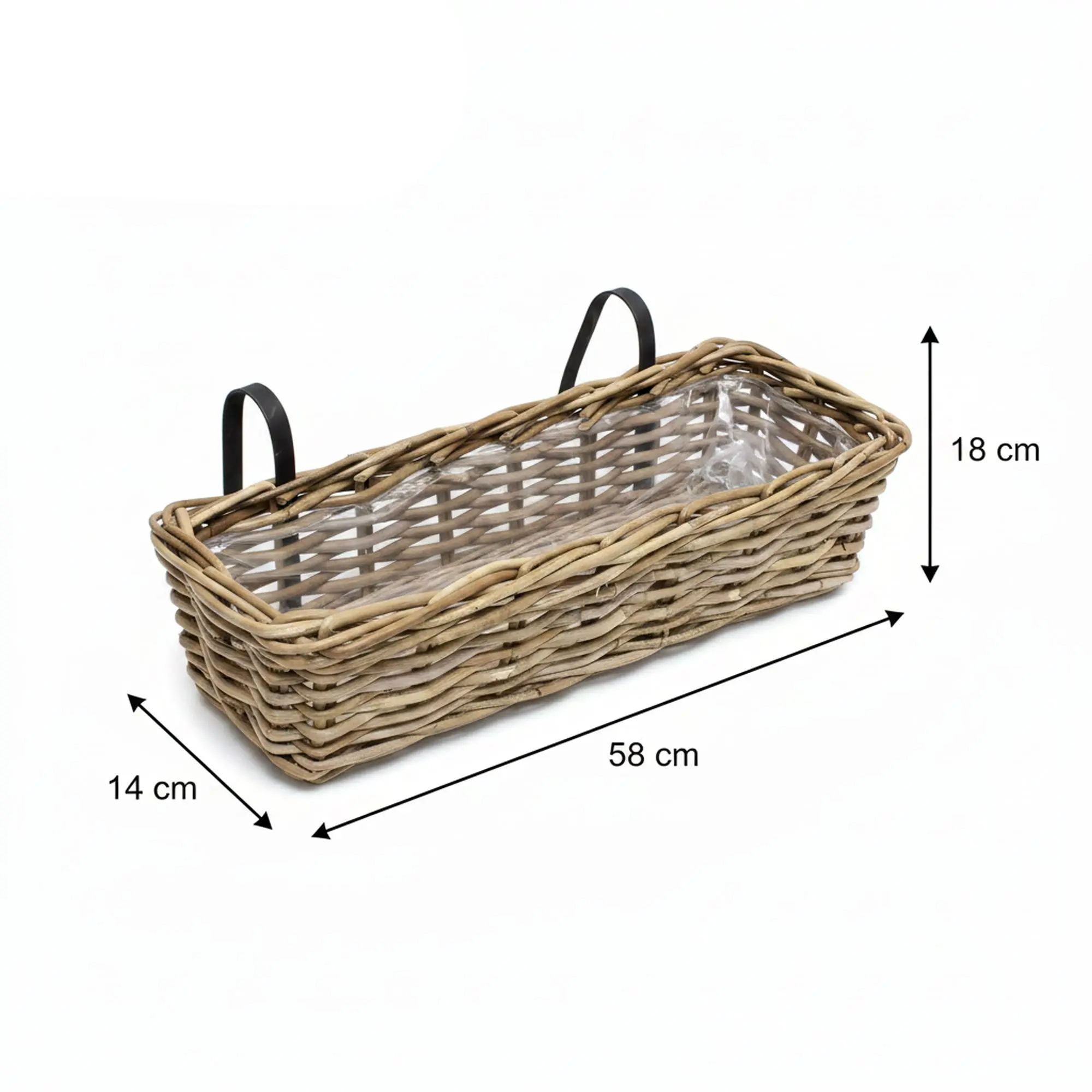Acheter Balconnière "rotin", GM  dans la boutique en ligne de Frank Flechtwaren pour La magie de l'été