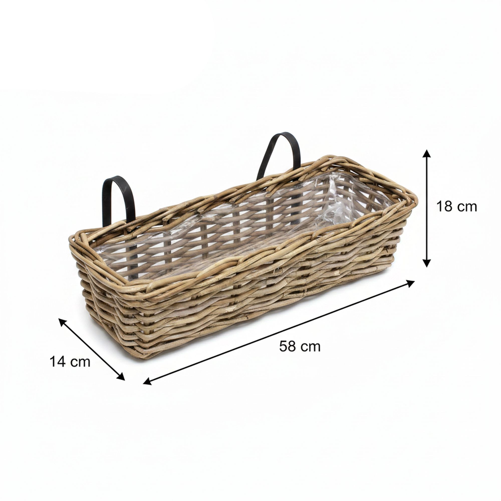 Acheter Balconnière "rotin", GM  dans la boutique en ligne de Frank Flechtwaren pour La magie de l'été