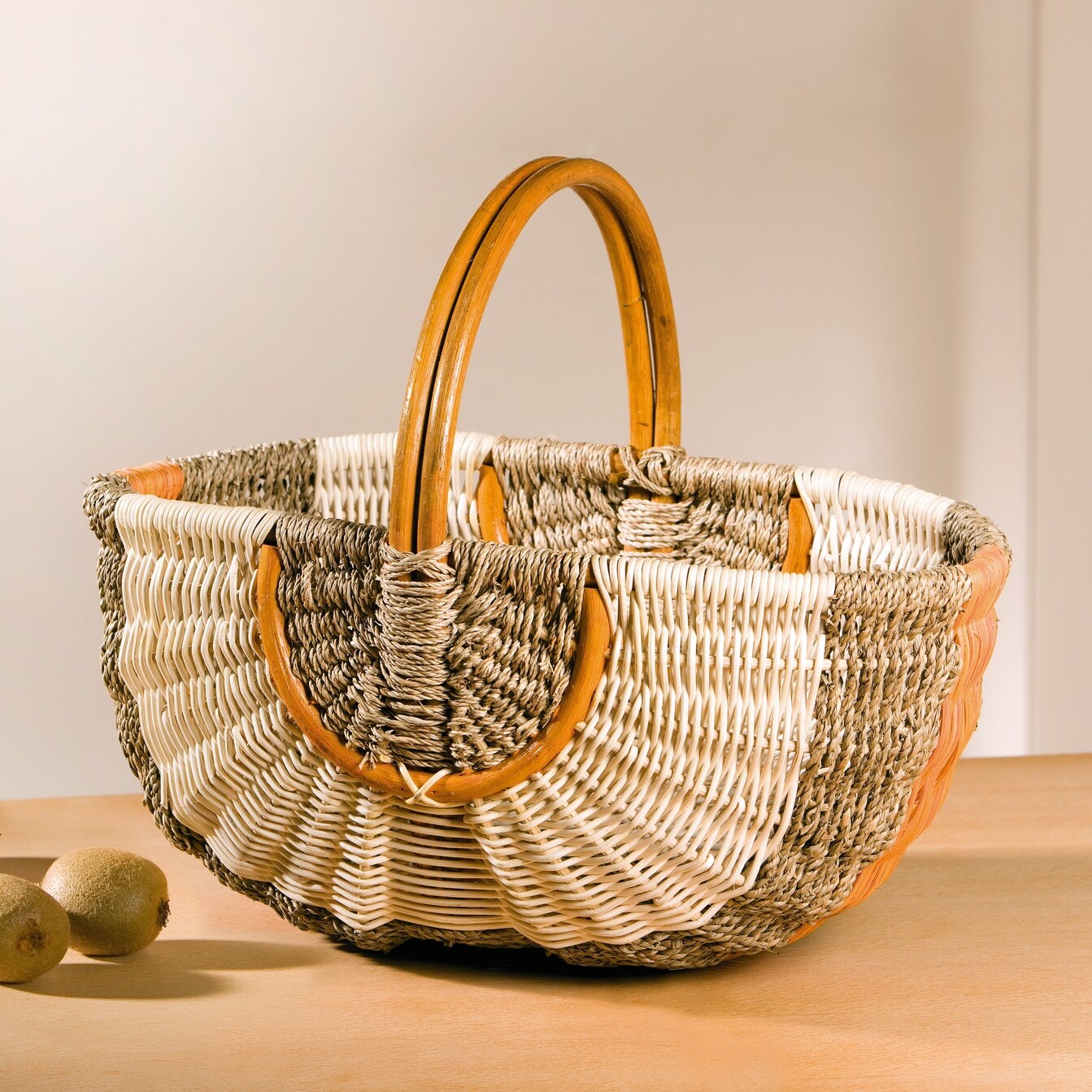 Acheter Panier à courses "orange/nature" dans la boutique en ligne de Frank Flechtwaren pour Paniers à provisions Acheter Panier à courses "orange/nature" dans la boutique en ligne de Frank Flechtwaren pour Paniers à provisions