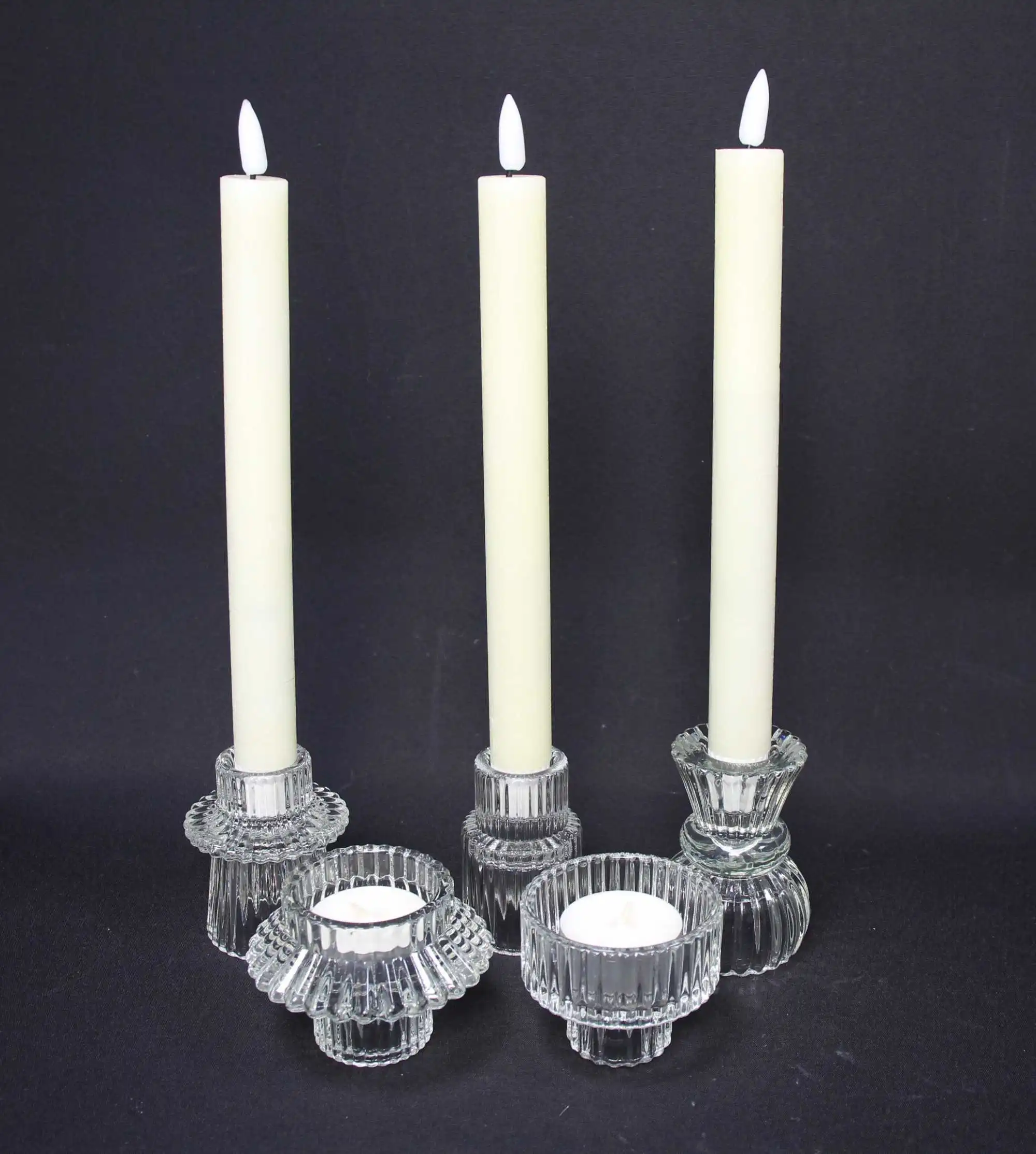 Acheter Lot de 5 bougeoirs "Classical"  dans la boutique en ligne de Frank Flechtwaren pour Pâques