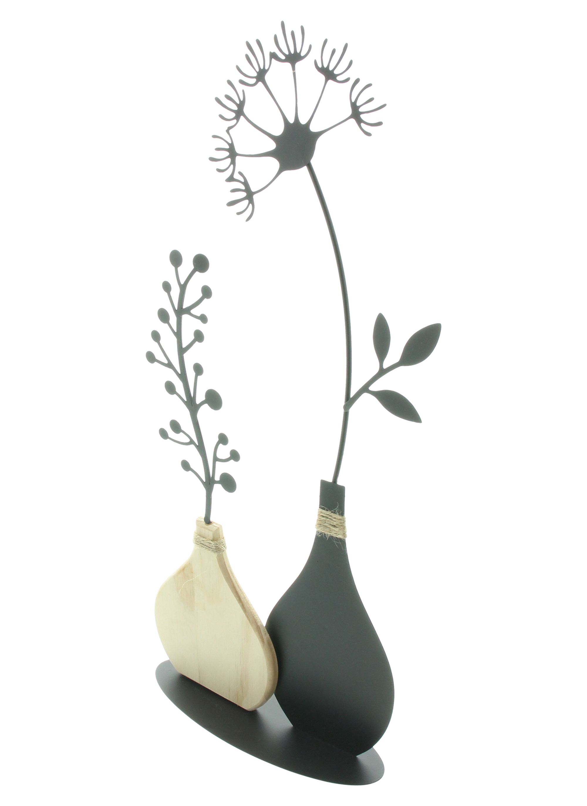 Acheter Décoration métallique "vases" dans la boutique en ligne de Frank Flechtwaren pour Figurines décoratives Acheter Décoration métallique "vases" dans la boutique en ligne de Frank Flechtwaren pour Figurines décoratives