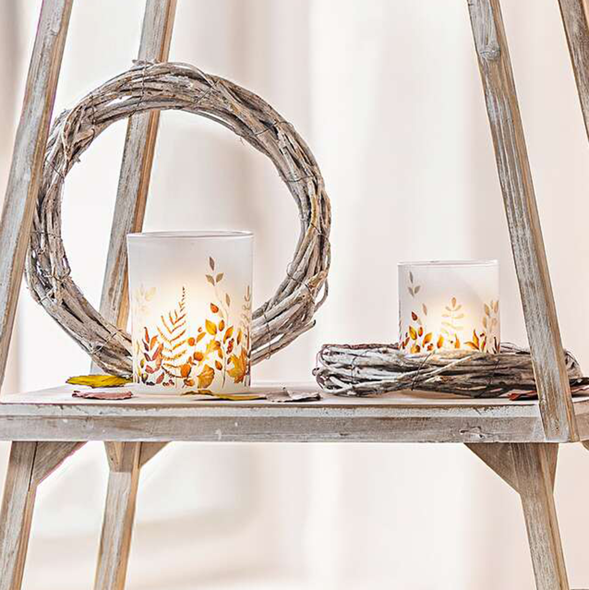 Acheter Lot de 2 limignons "automne"  dans la boutique en ligne de Frank Flechtwaren