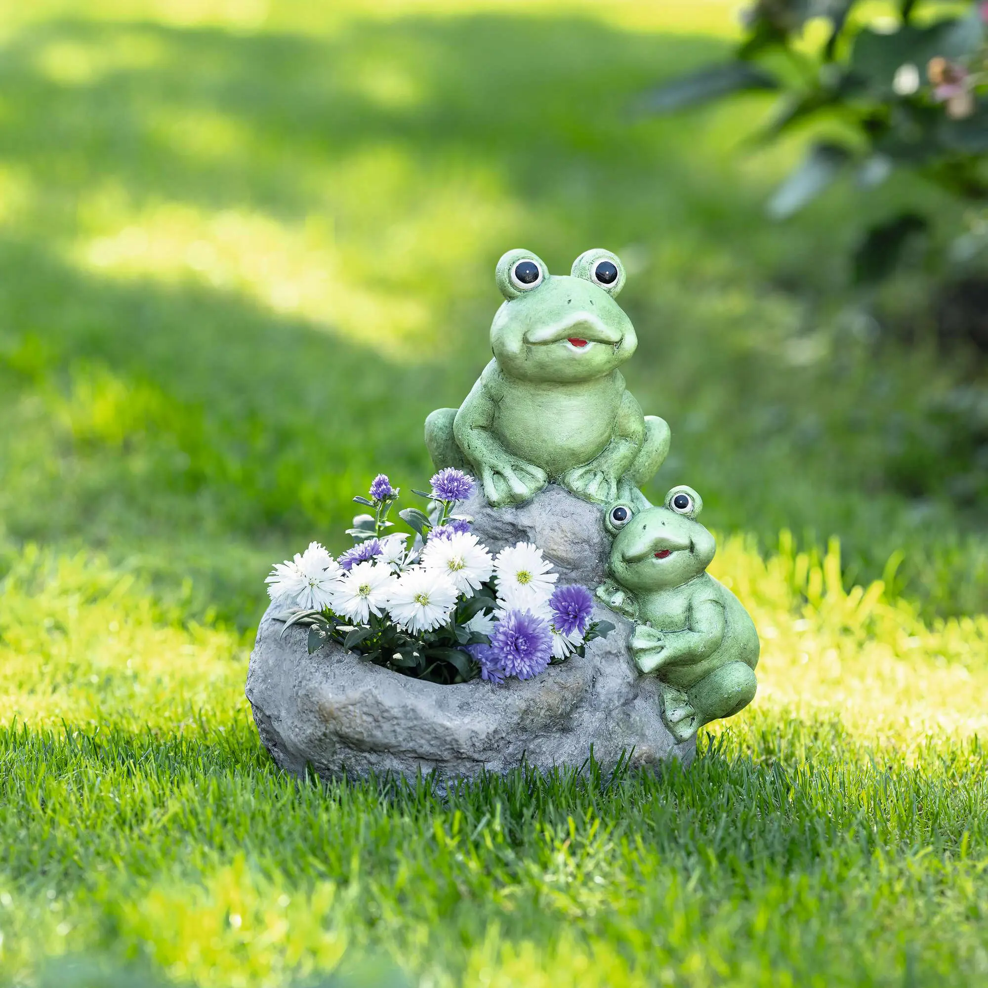 Acheter Jardinière " couple de grenouilles"  dans la boutique en ligne de Frank Flechtwaren