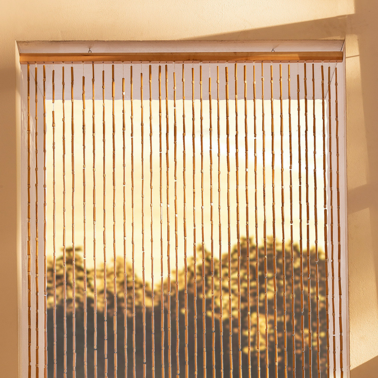 Acheter Rideau de porte "tropical"  dans la boutique en ligne de Frank Flechtwaren