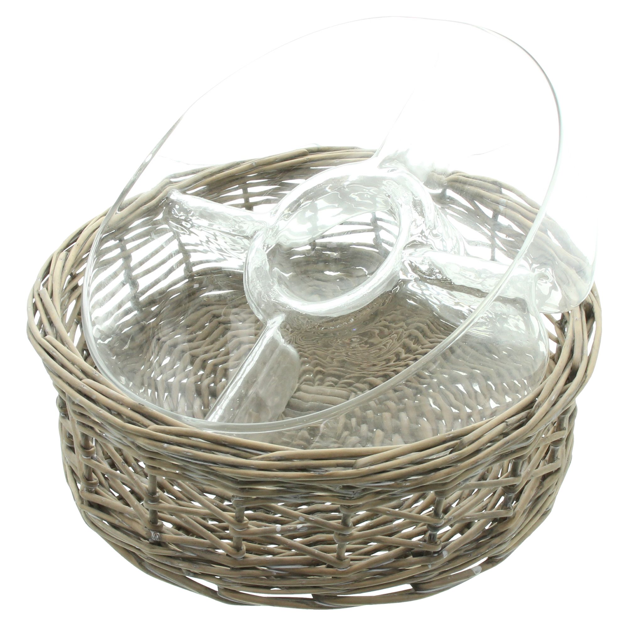 Acheter Plateau snack "osier"  dans la boutique en ligne de Frank Flechtwaren pour Automne