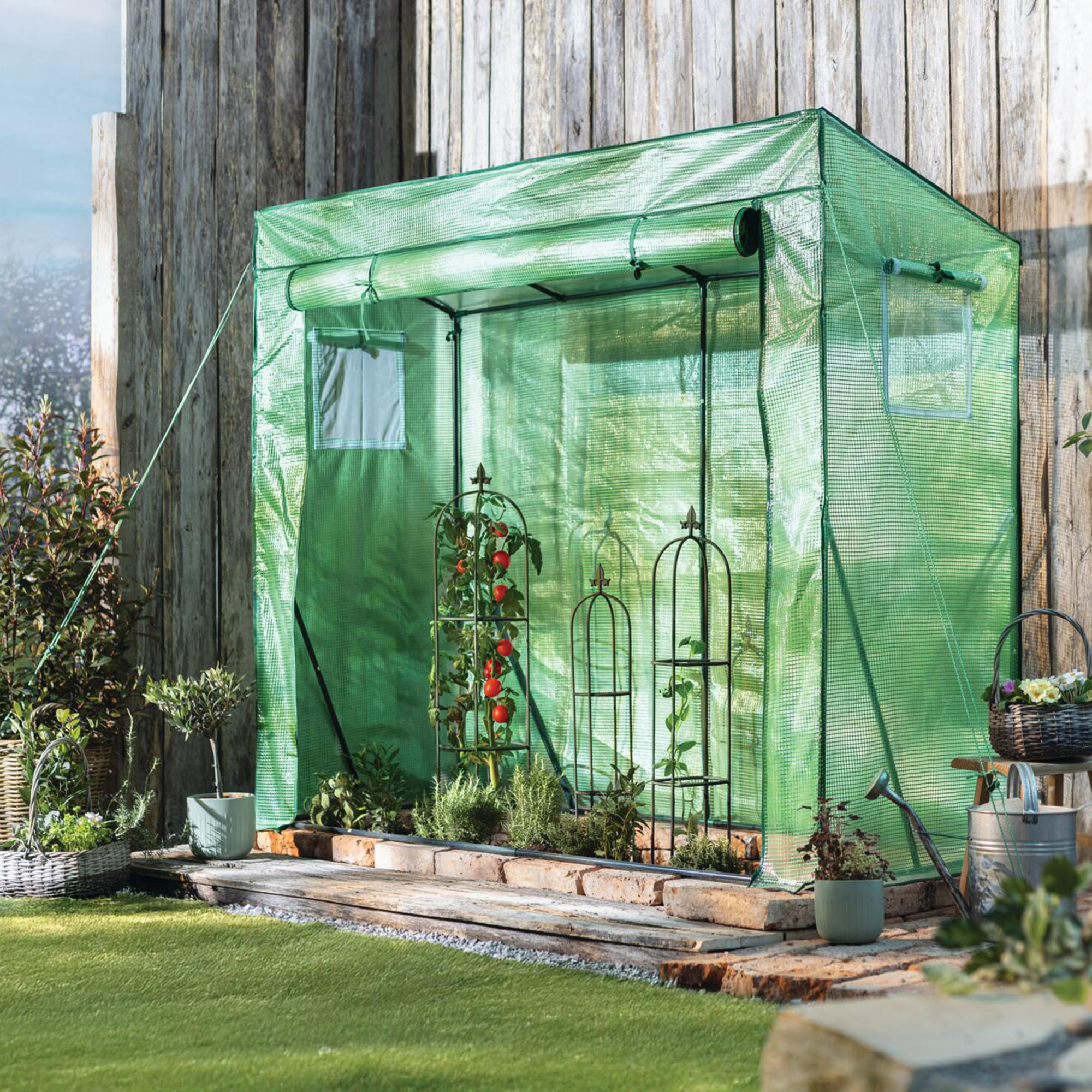 Acheter Serre "Nature &amp; Plantes"  dans la boutique en ligne de Frank Flechtwaren pour Bordures &amp; clôtures