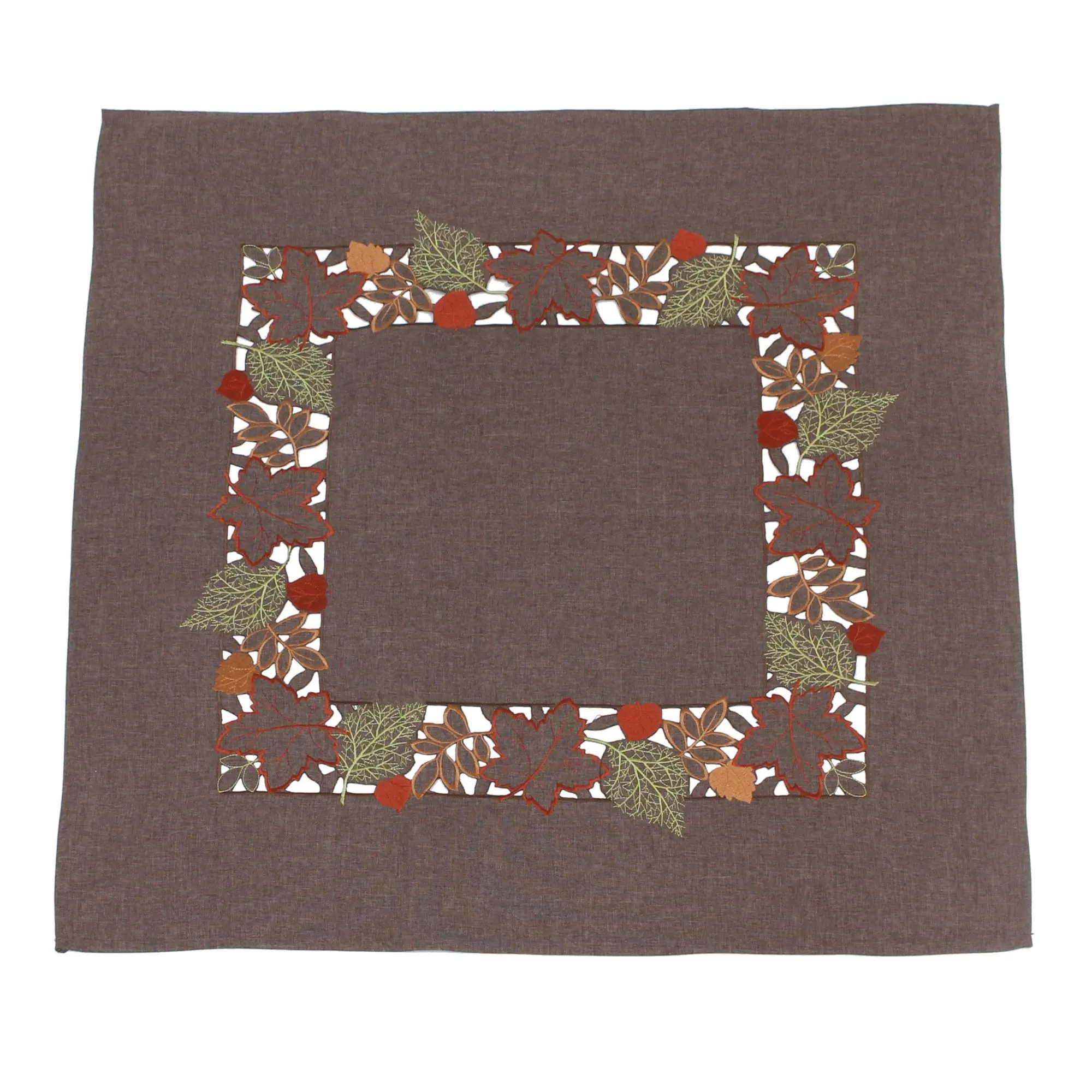 Acheter Nappe "automne", brun  dans la boutique en ligne de Frank Flechtwaren pour Nappes