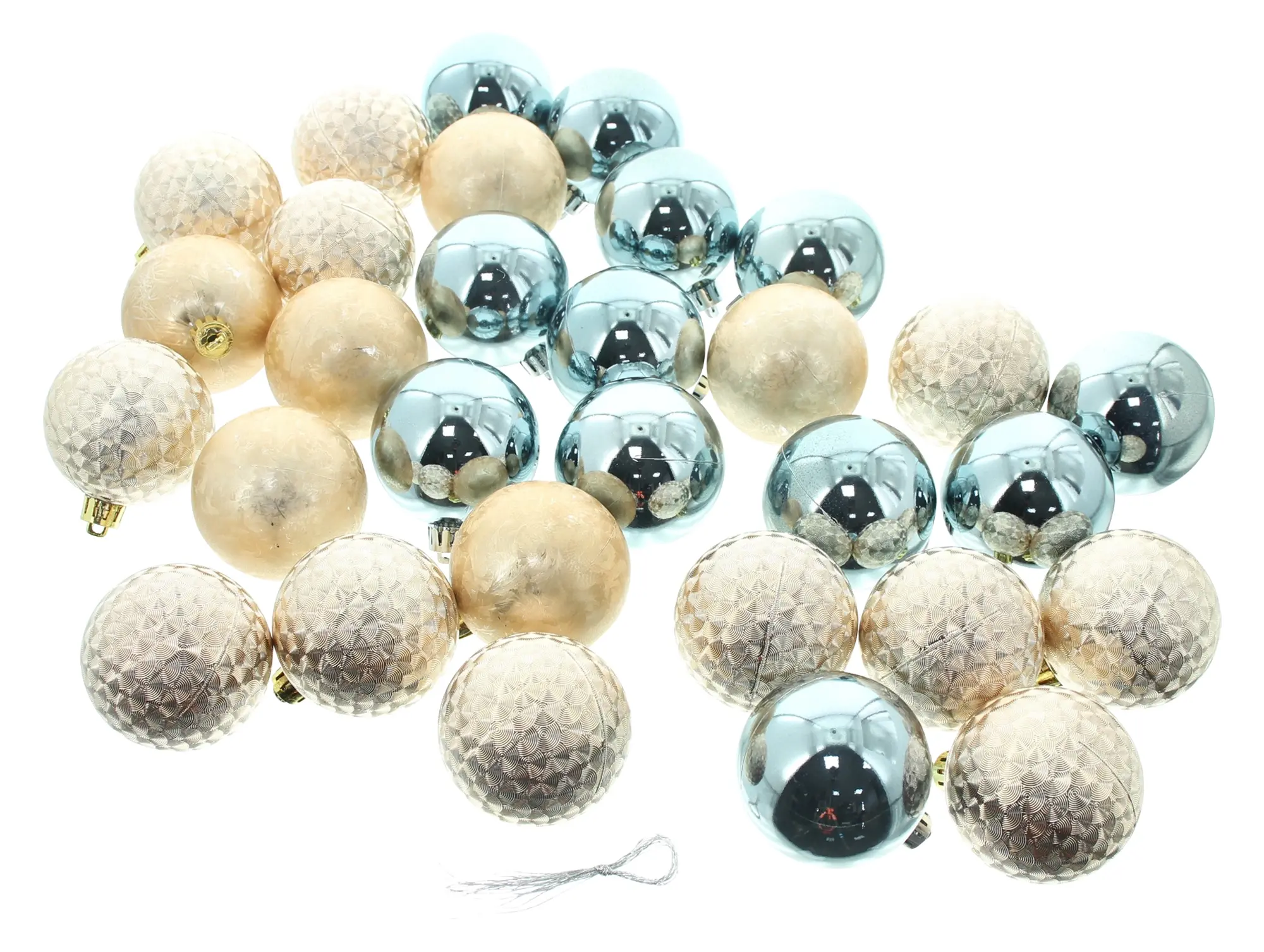 Acheter Lot de 30 boules pour sapin de Noël "Modern"  dans la boutique en ligne de Frank Flechtwaren pour Baumschmuck