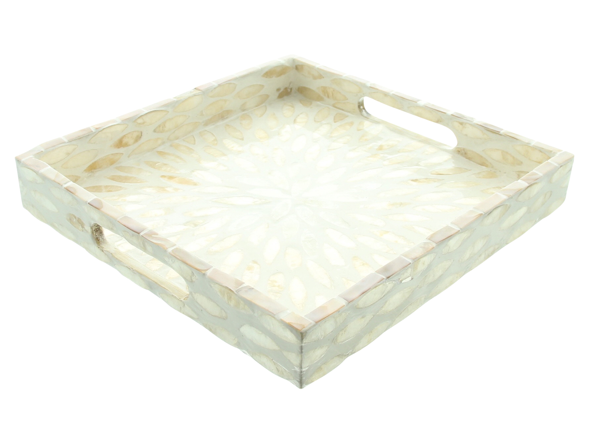 Acheter Plateau "Capiz"  dans la boutique en ligne de Frank Flechtwaren