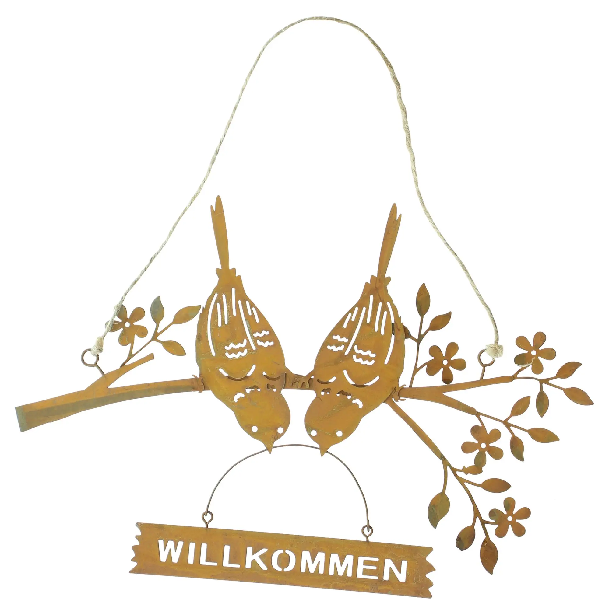 Acheter Suspension "Willkommen"  dans la boutique en ligne de Frank Flechtwaren pour Pâques