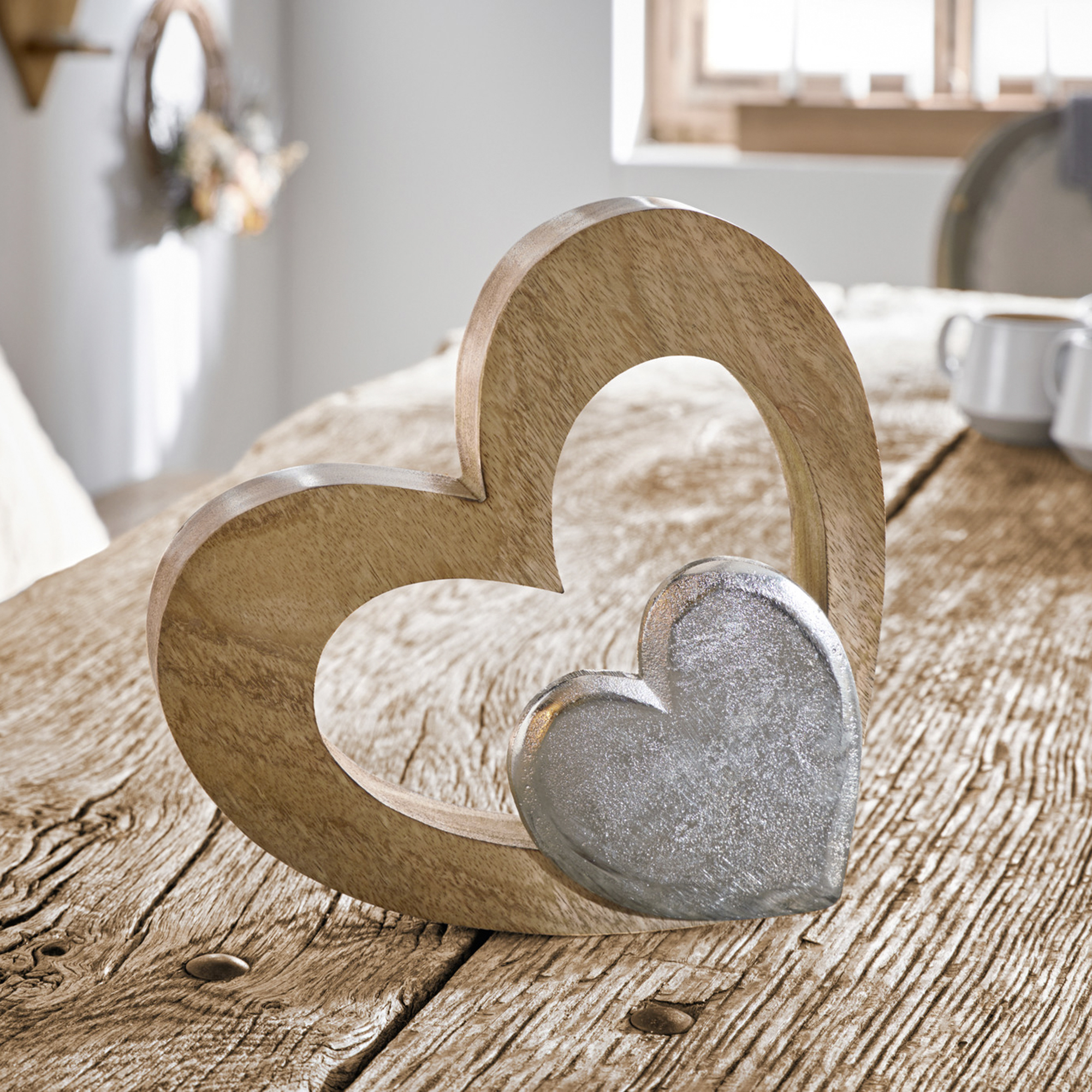 Acheter Décoration en bois "cœur"  dans la boutique en ligne de Frank Flechtwaren