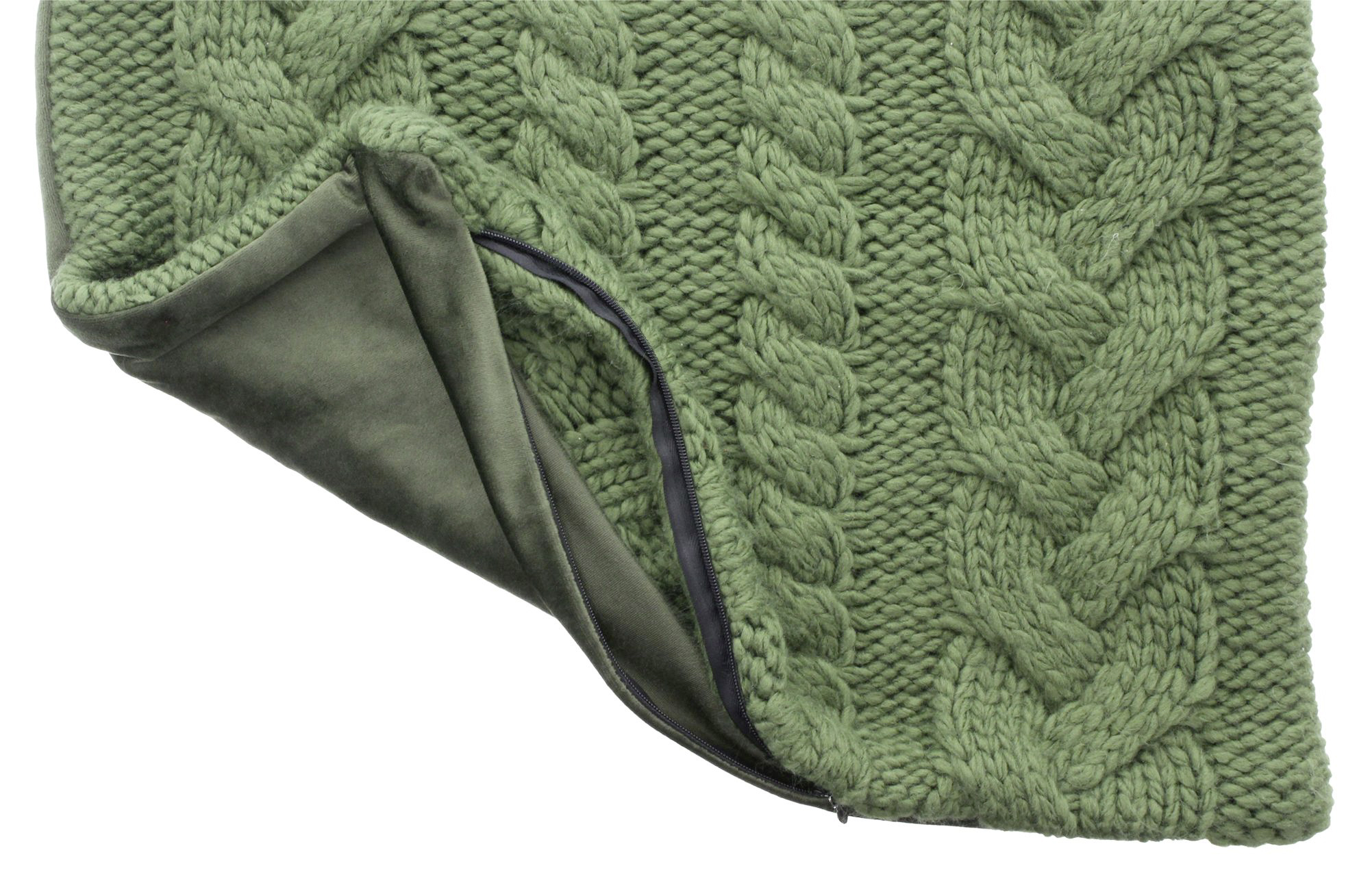Acheter Housse de coussin "tricot tressé"  dans la boutique en ligne de Frank Flechtwaren pour Automne