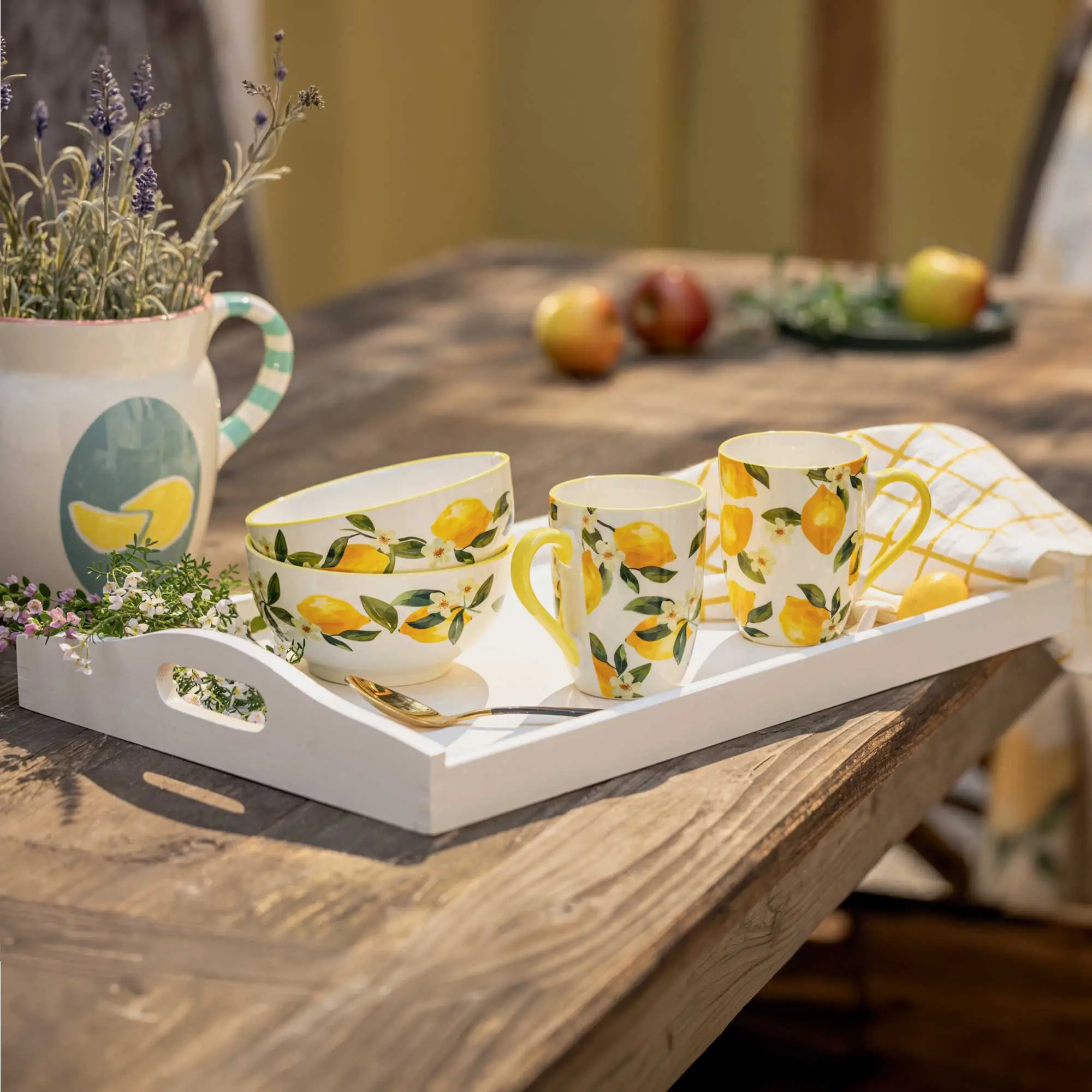 Acheter Plateau "Simply White"  dans la boutique en ligne de Frank Flechtwaren