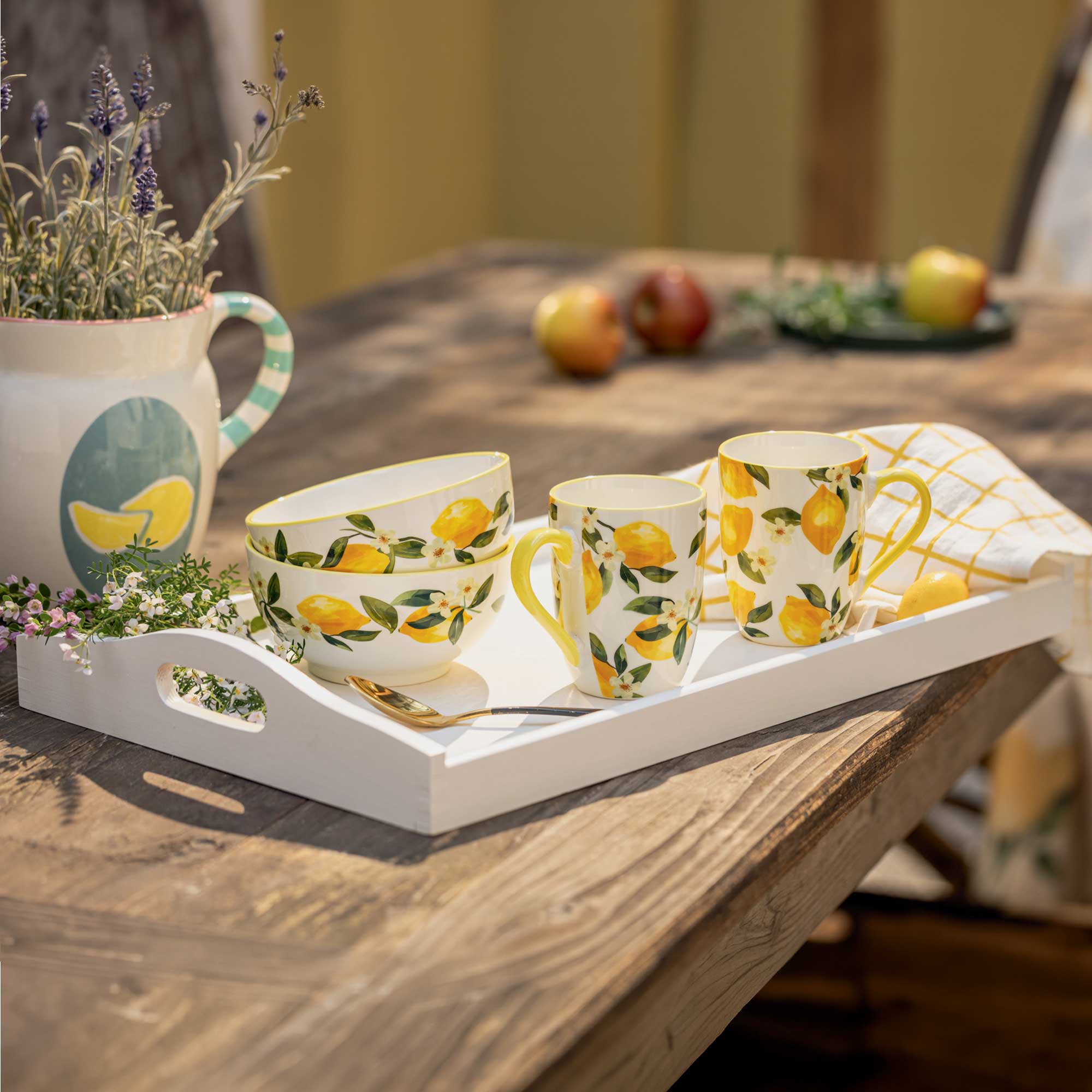 Acheter Plateau "Simply White"  dans la boutique en ligne de Frank Flechtwaren