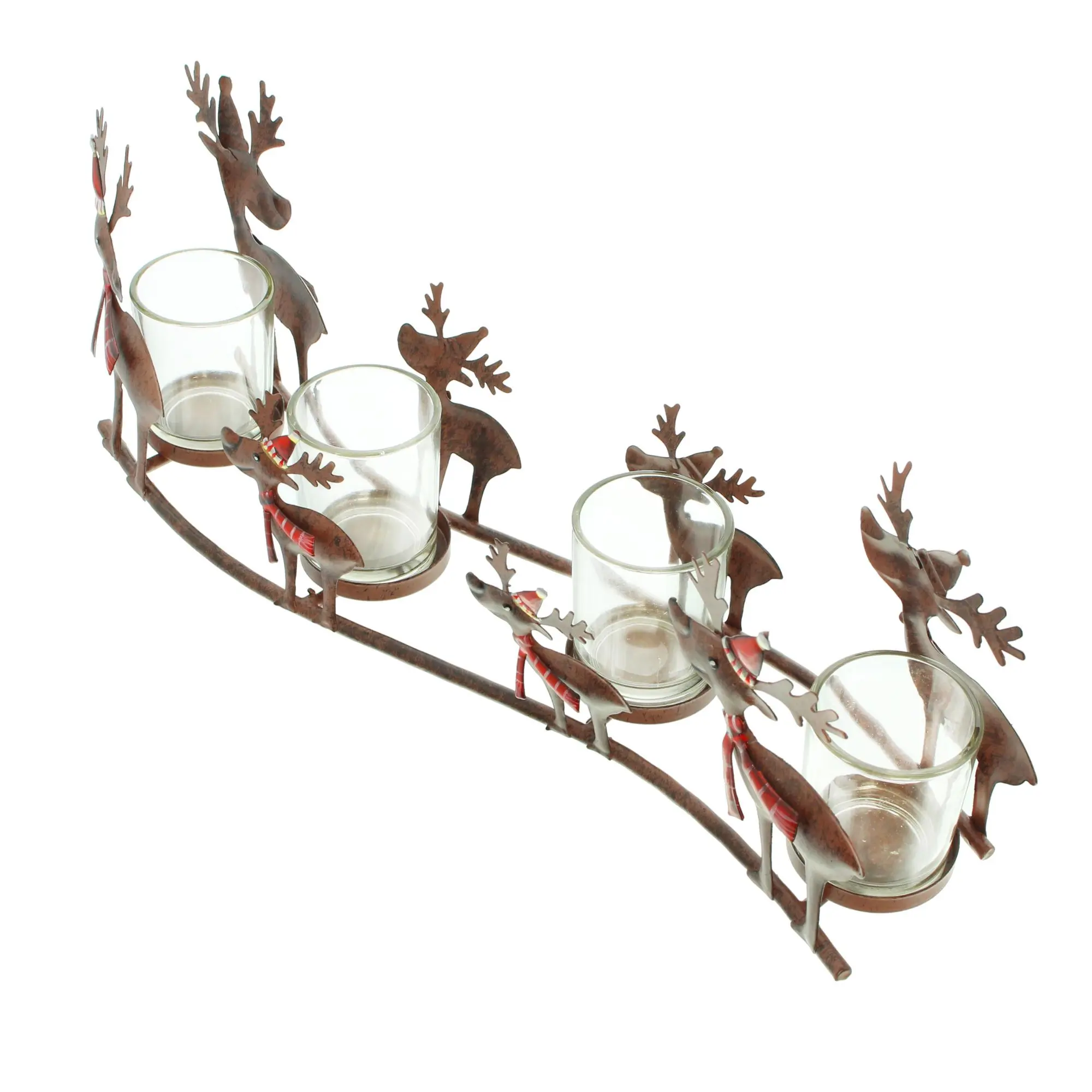 Acheter Photophore "famille de rennes" 5 pcs.  dans la boutique en ligne de Frank Flechtwaren pour Lanternes