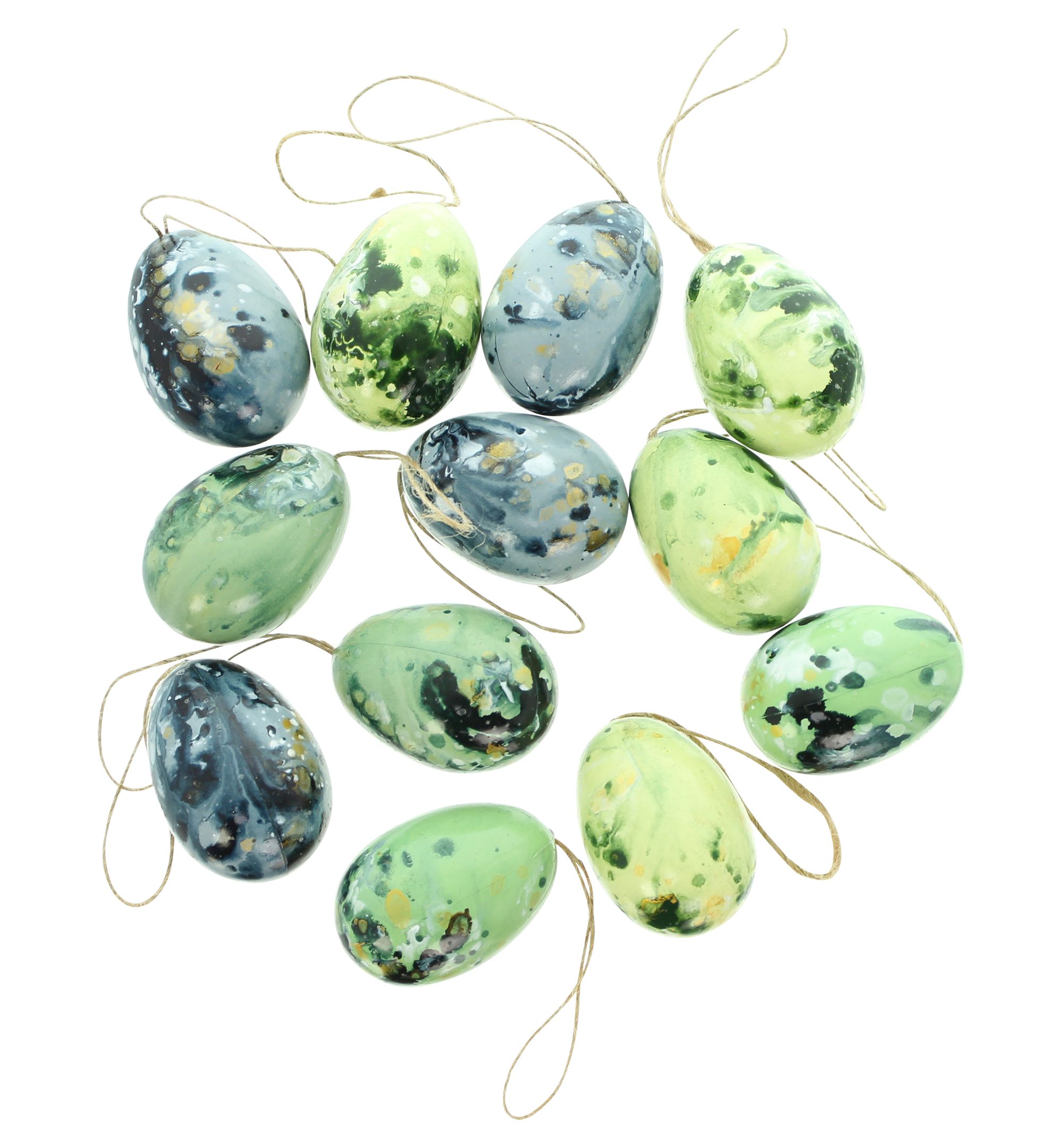 Acheter Lot de 18 suspensions "oeuf de Pâques"  dans la boutique en ligne de Frank Flechtwaren pour Décorations à suspendre