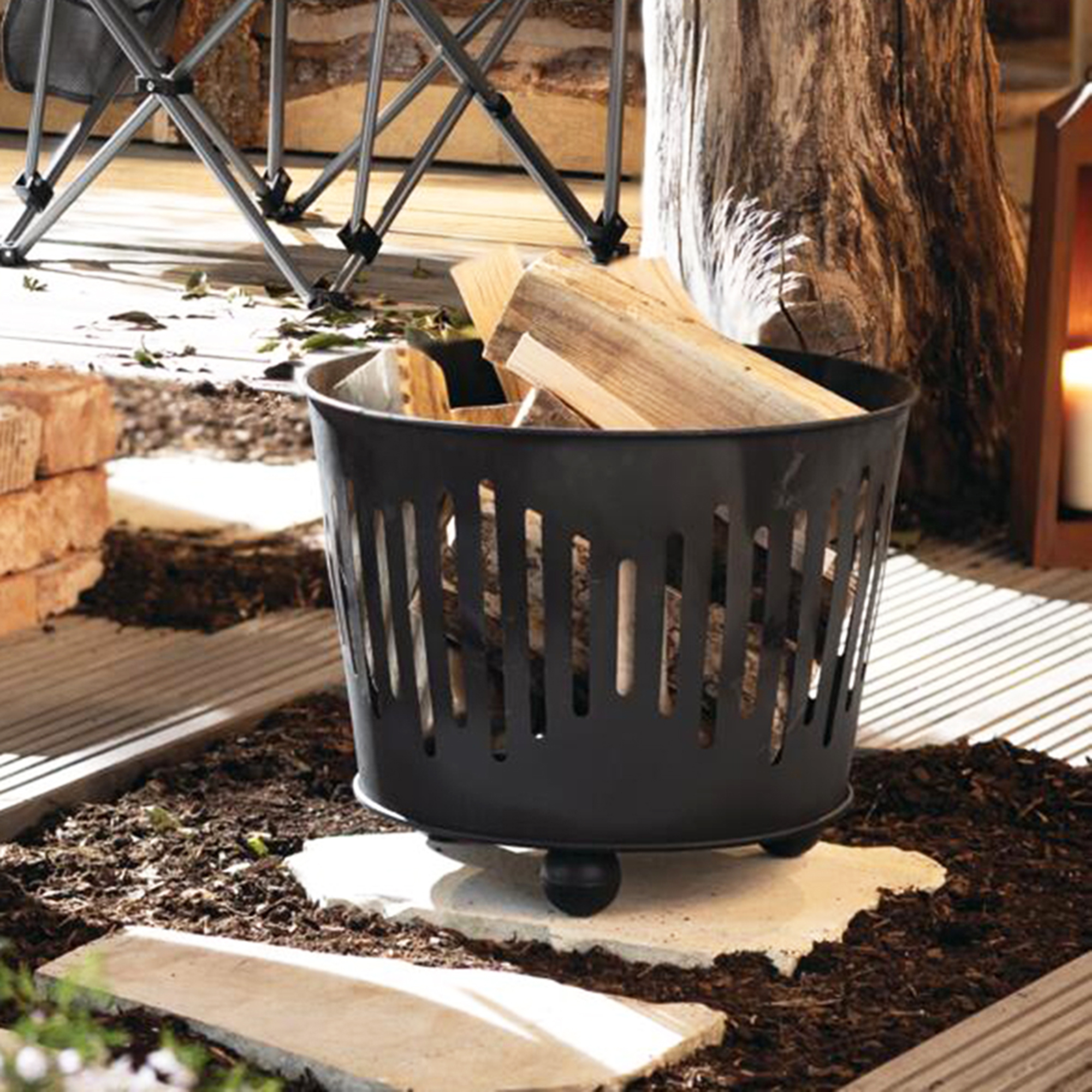 Acheter Brasero "Noir"  dans la boutique en ligne de Frank Flechtwaren
