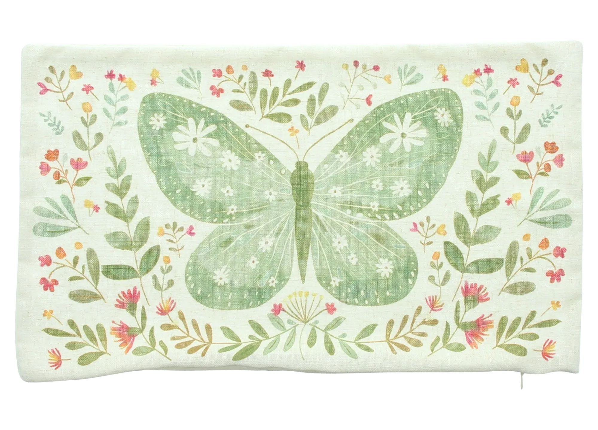 Acheter Housse de coussin "papillon fleuri"  dans la boutique en ligne de Frank Flechtwaren pour Remplissages