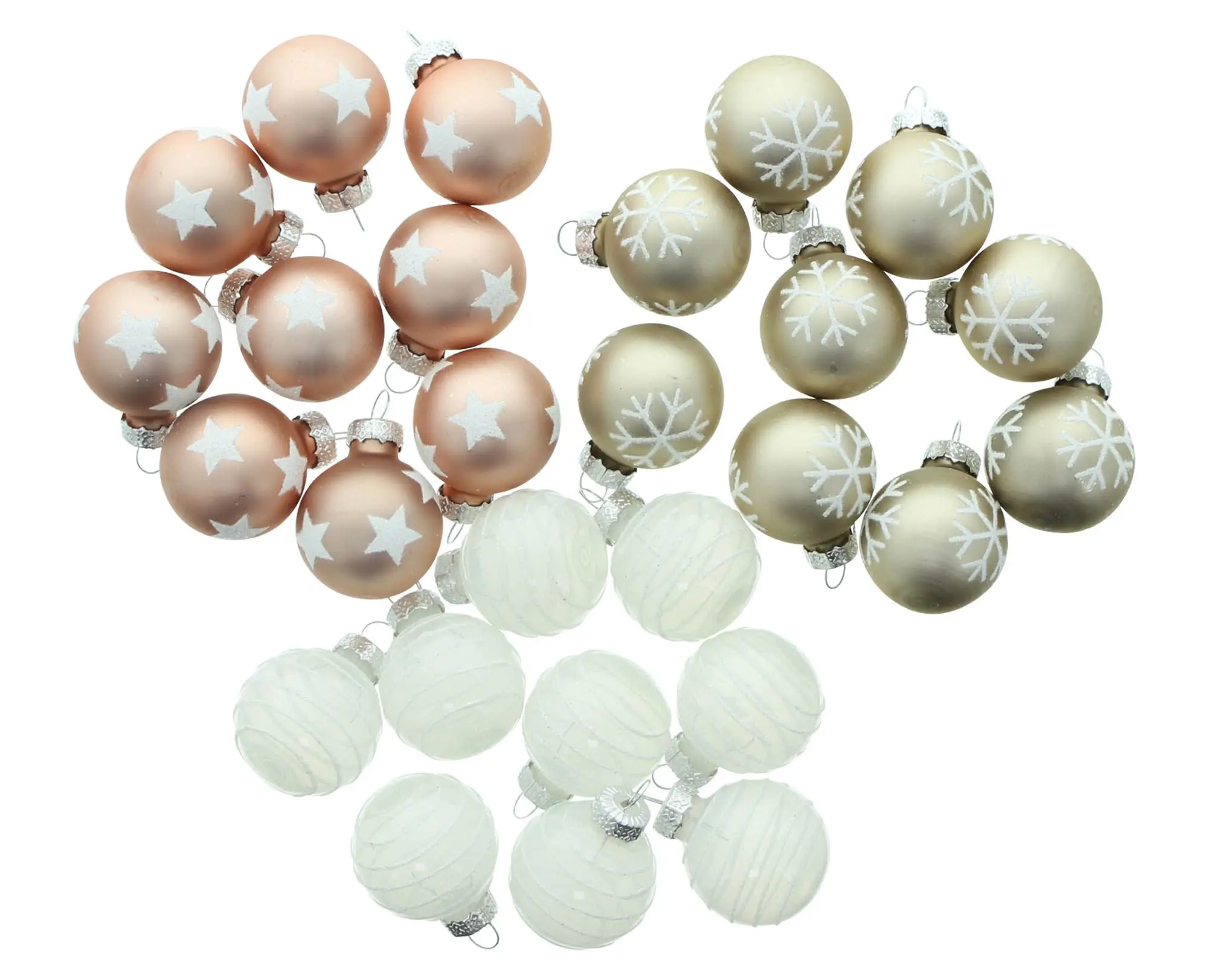 Acheter Décorations de Noël « Étoile et flocon de neige », lot de 27 pièces dans la boutique en ligne de Frank Flechtwaren pour Boules de Noël décoratives