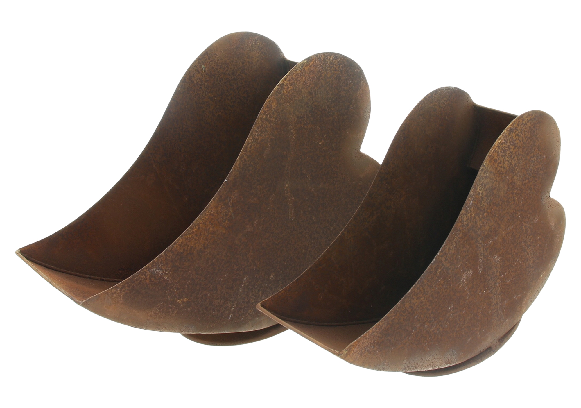 Acheter Lot de 2 jardinières "coeurs"  dans la boutique en ligne de Frank Flechtwaren pour Nouvel arrivage