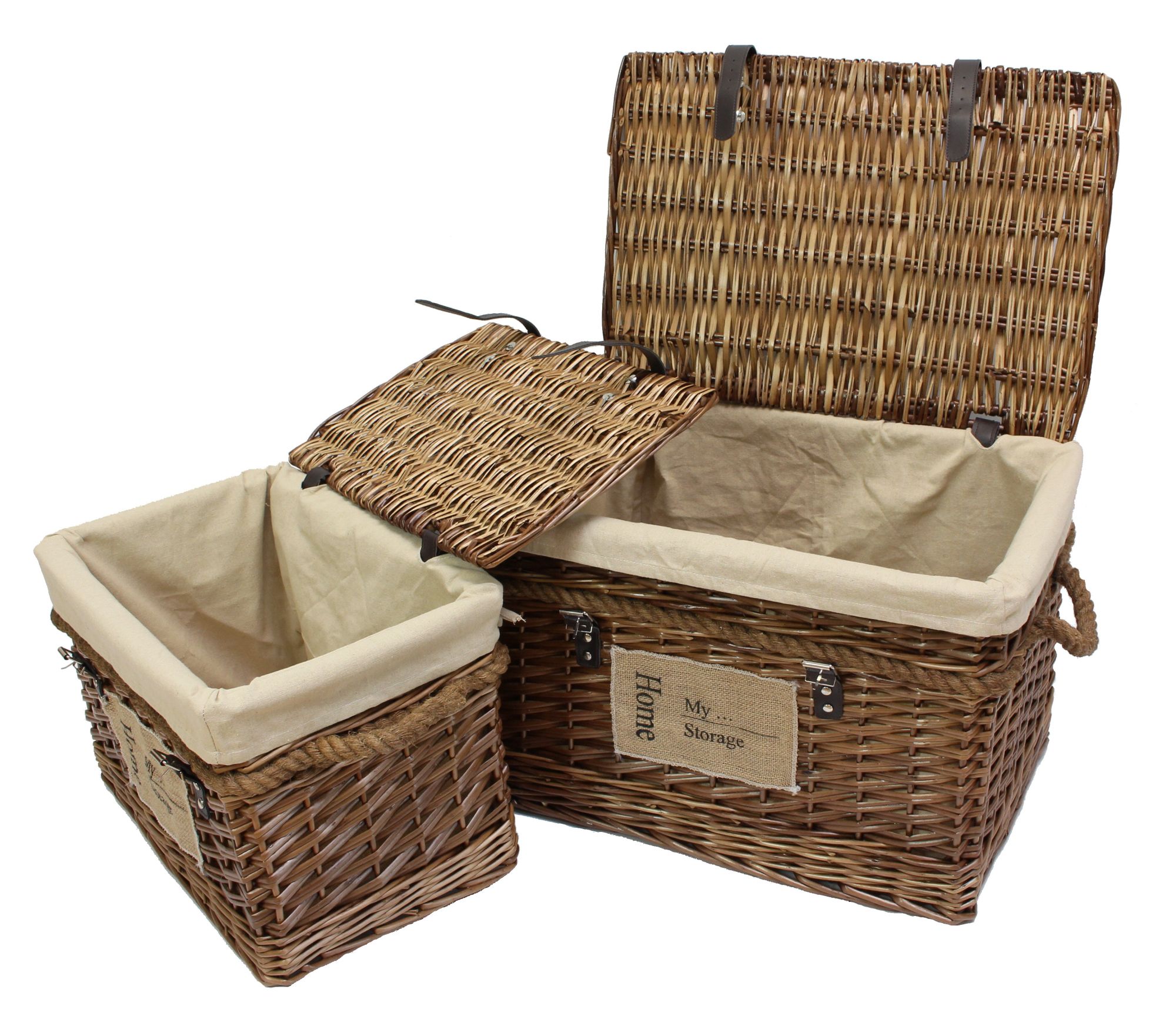 Acheter Lot de 2 coffres universels "My Storage"  dans la boutique en ligne de Frank Flechtwaren pour Chambre à coucher