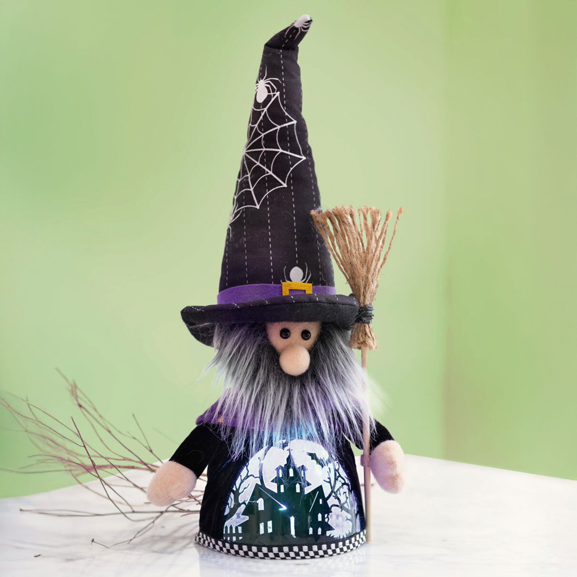 Acheter Figurine LED "barbe grise"  dans la boutique en ligne de Frank Flechtwaren