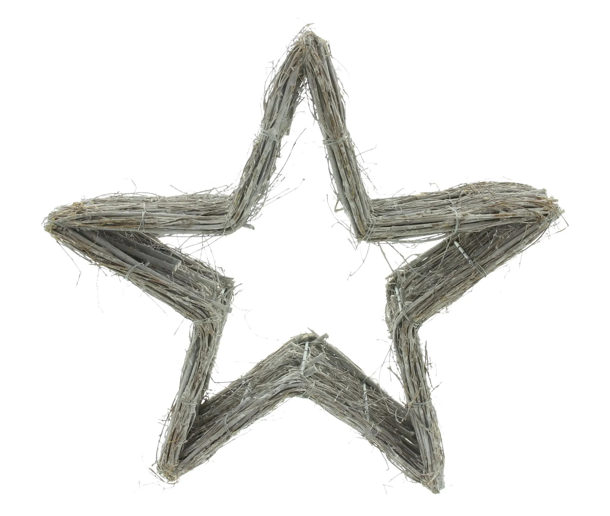 Acheter Étoile tressée « Shabby White » dans la boutique en ligne de Frank Flechtwaren pour Étoiles