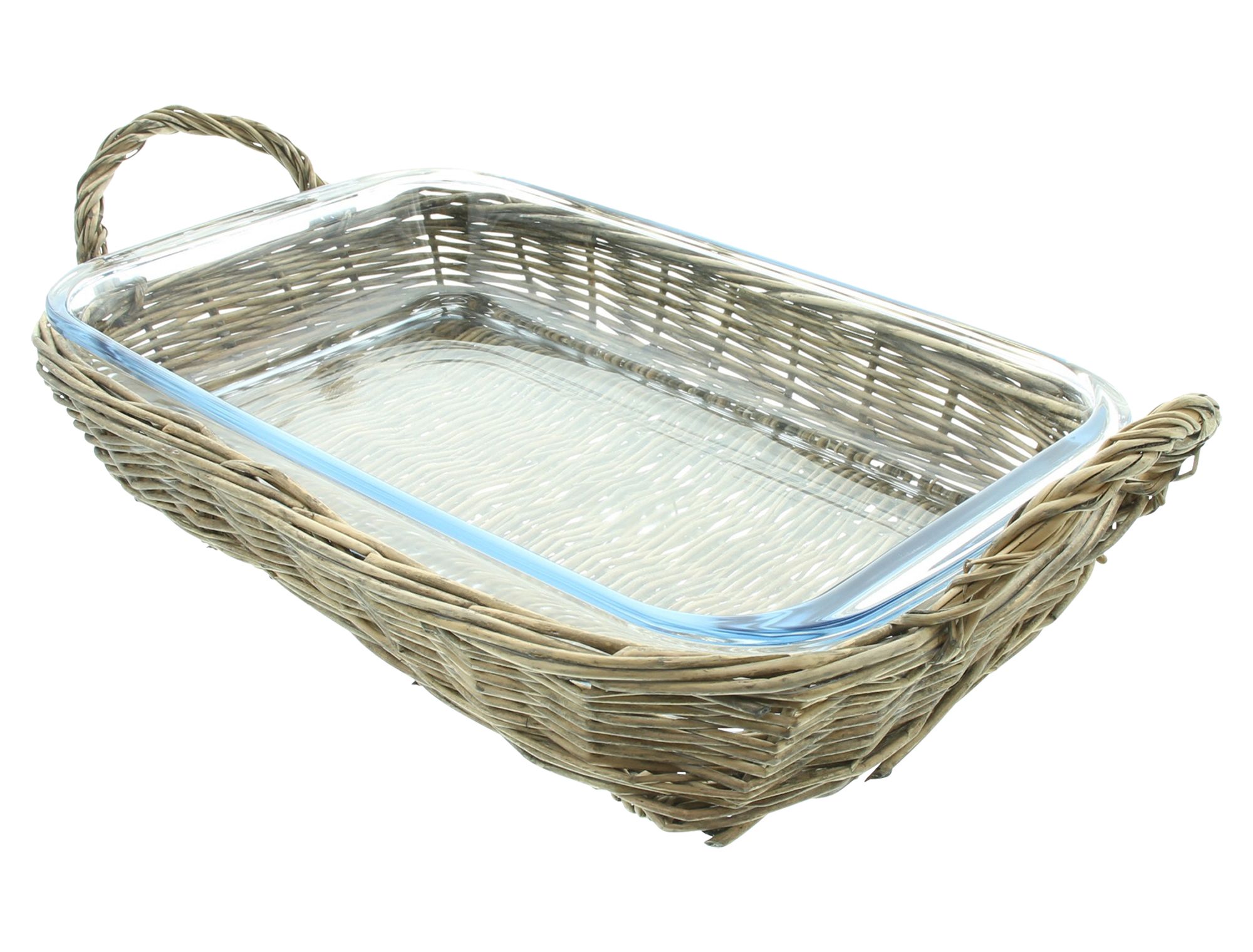 Acheter Plat à gratin "cuisine" avec panier en osier  dans la boutique en ligne de Frank Flechtwaren pour Automne