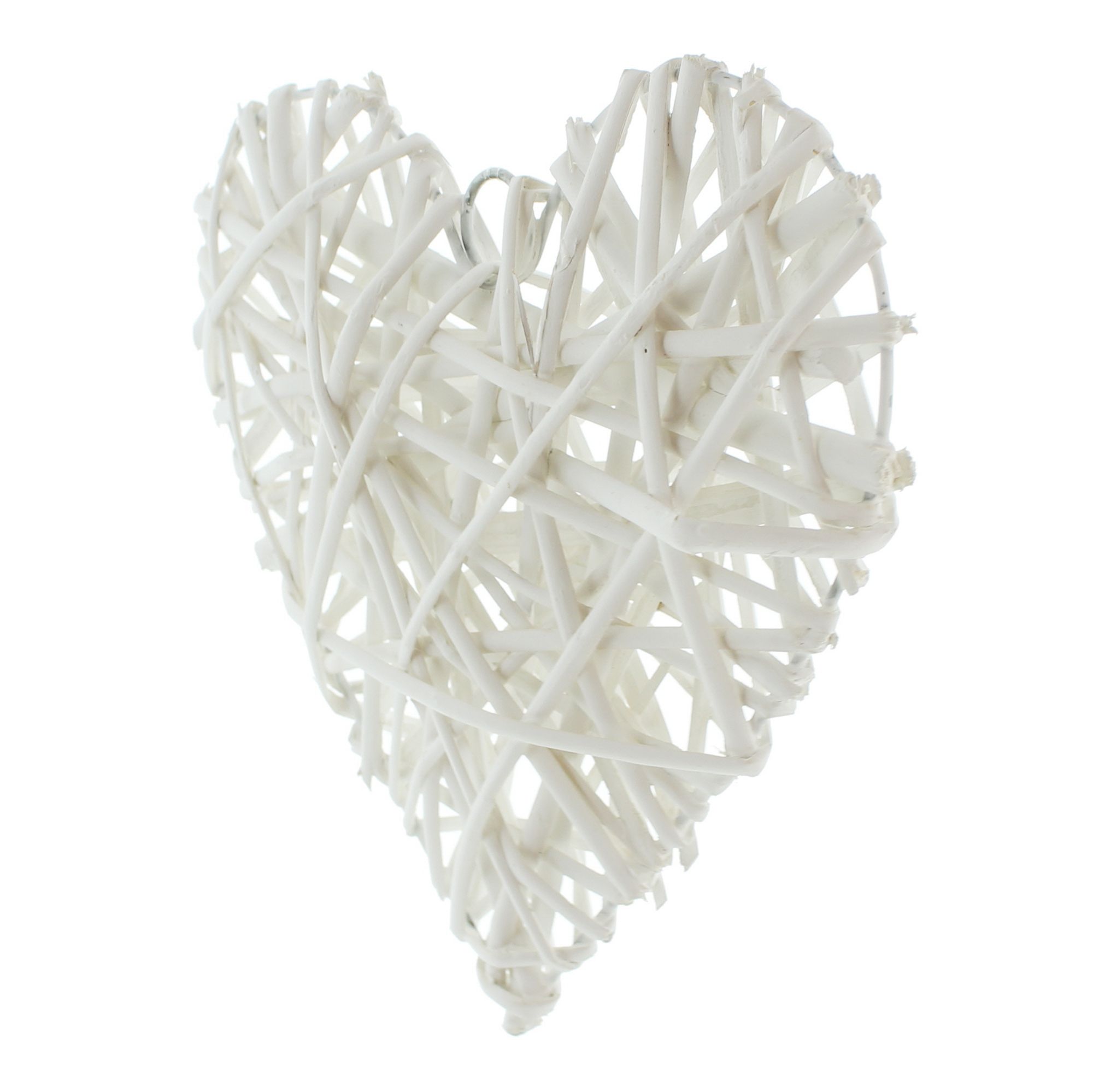 Acheter Lot de 2 suspensions "coeur blanc"  dans la boutique en ligne de Frank Flechtwaren pour Automne