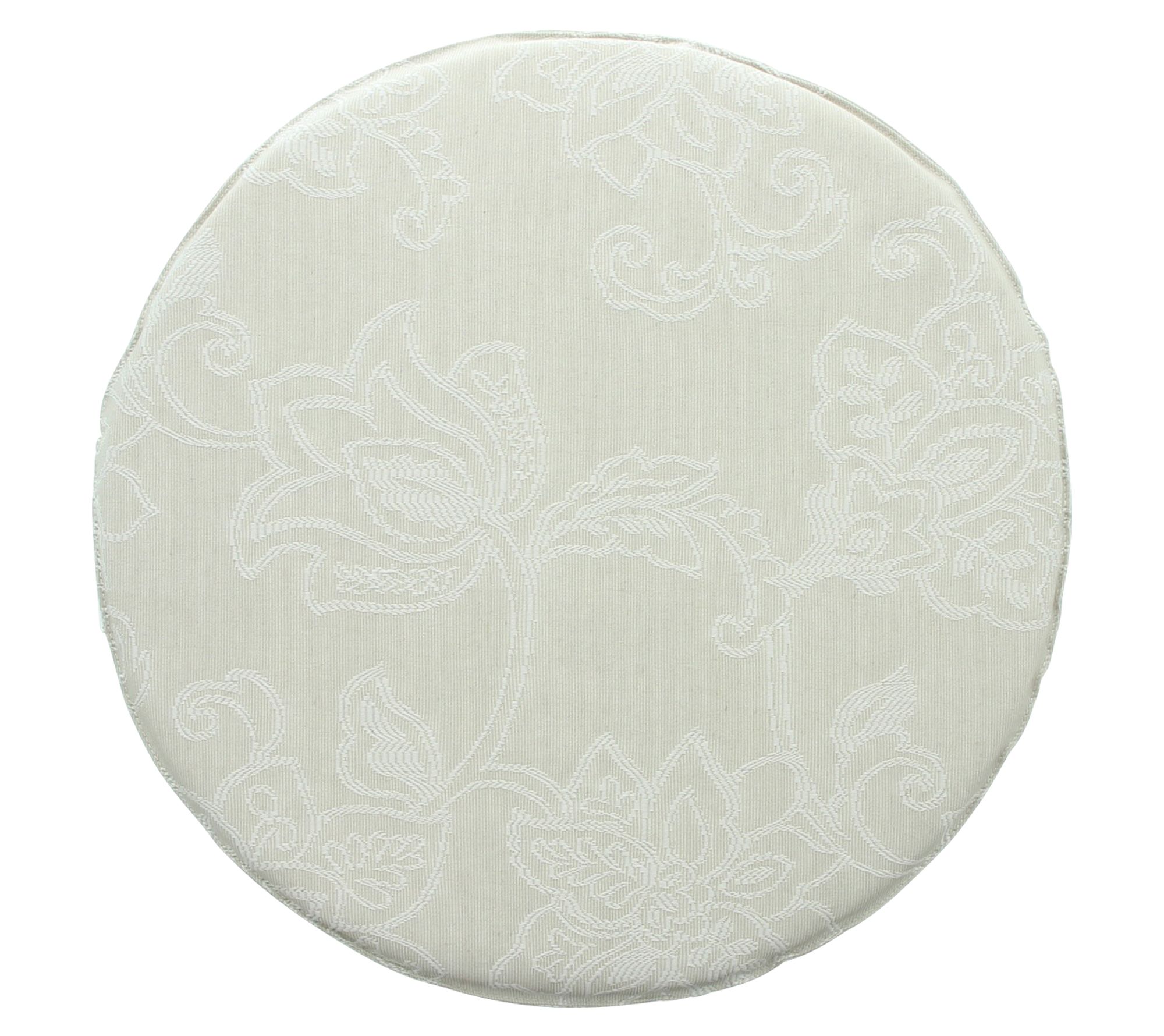Acheter Galette de chaise ronde "romantique"  dans la boutique en ligne de Frank Flechtwaren pour Coussins de chaise