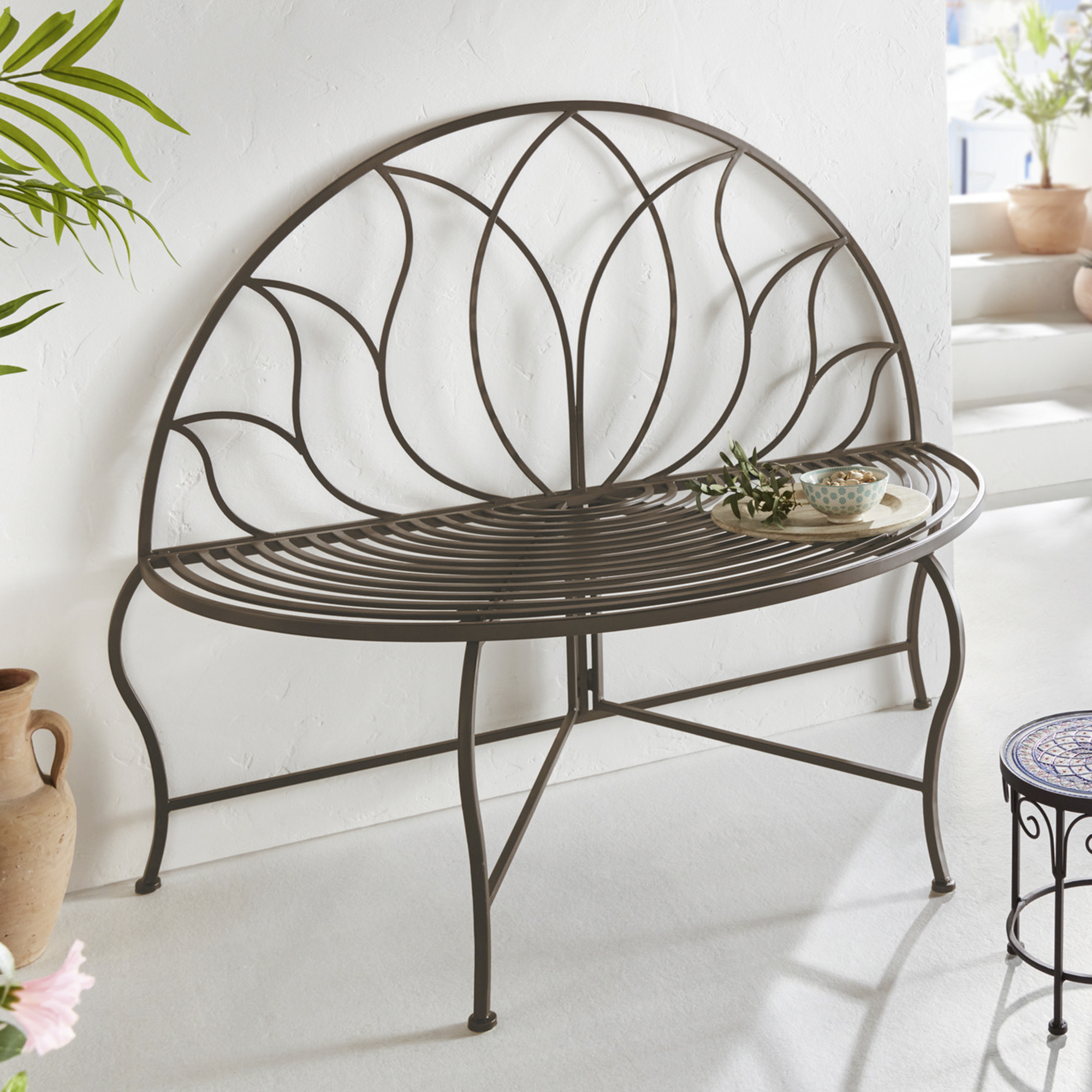 Acheter Banc "feuilles"  dans la boutique en ligne de Frank Flechtwaren