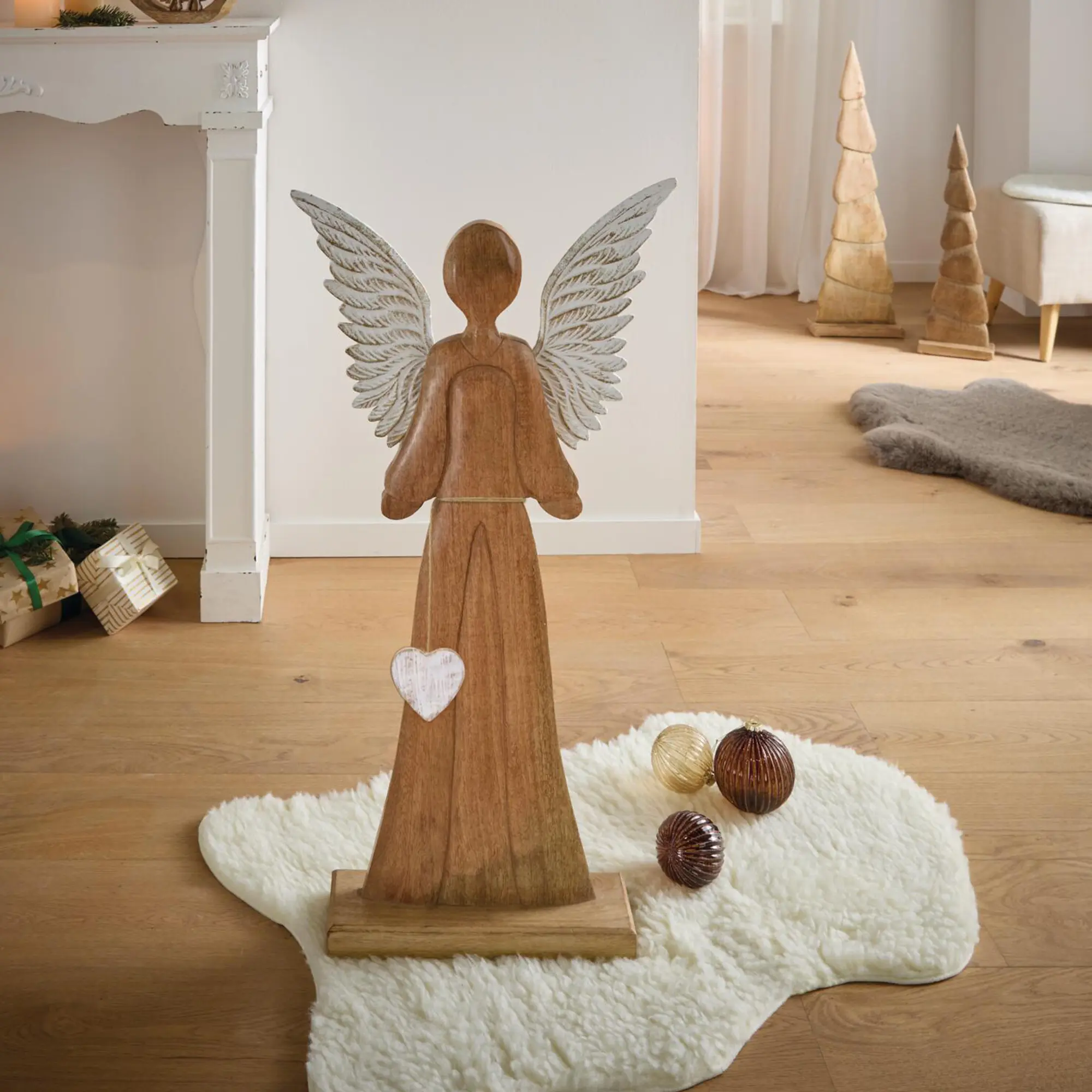 Acheter Figurine décorative « Ange gardien »  dans la boutique en ligne de Frank Flechtwaren