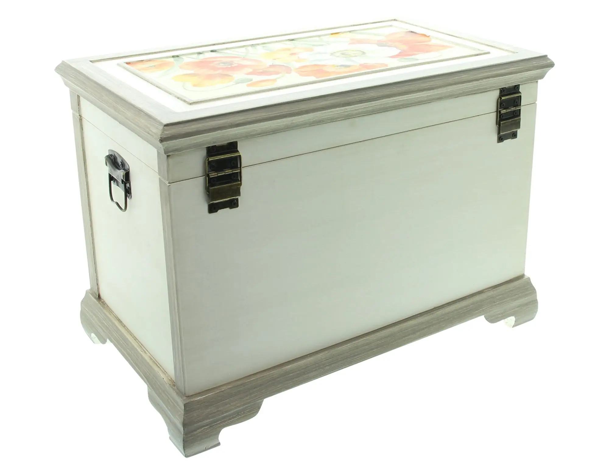Acheter Coffre en bois "fleurs"  dans la boutique en ligne de Frank Flechtwaren pour Couloir