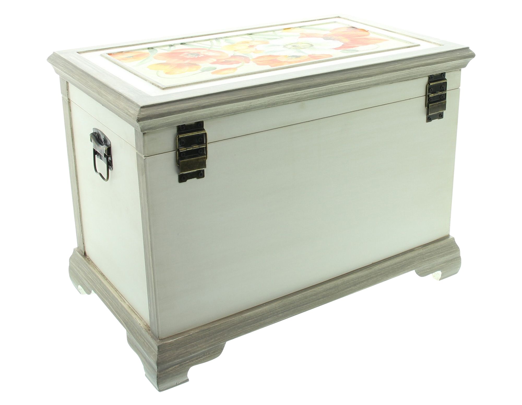 Acheter Coffre en bois "fleurs"  dans la boutique en ligne de Frank Flechtwaren pour Couloir