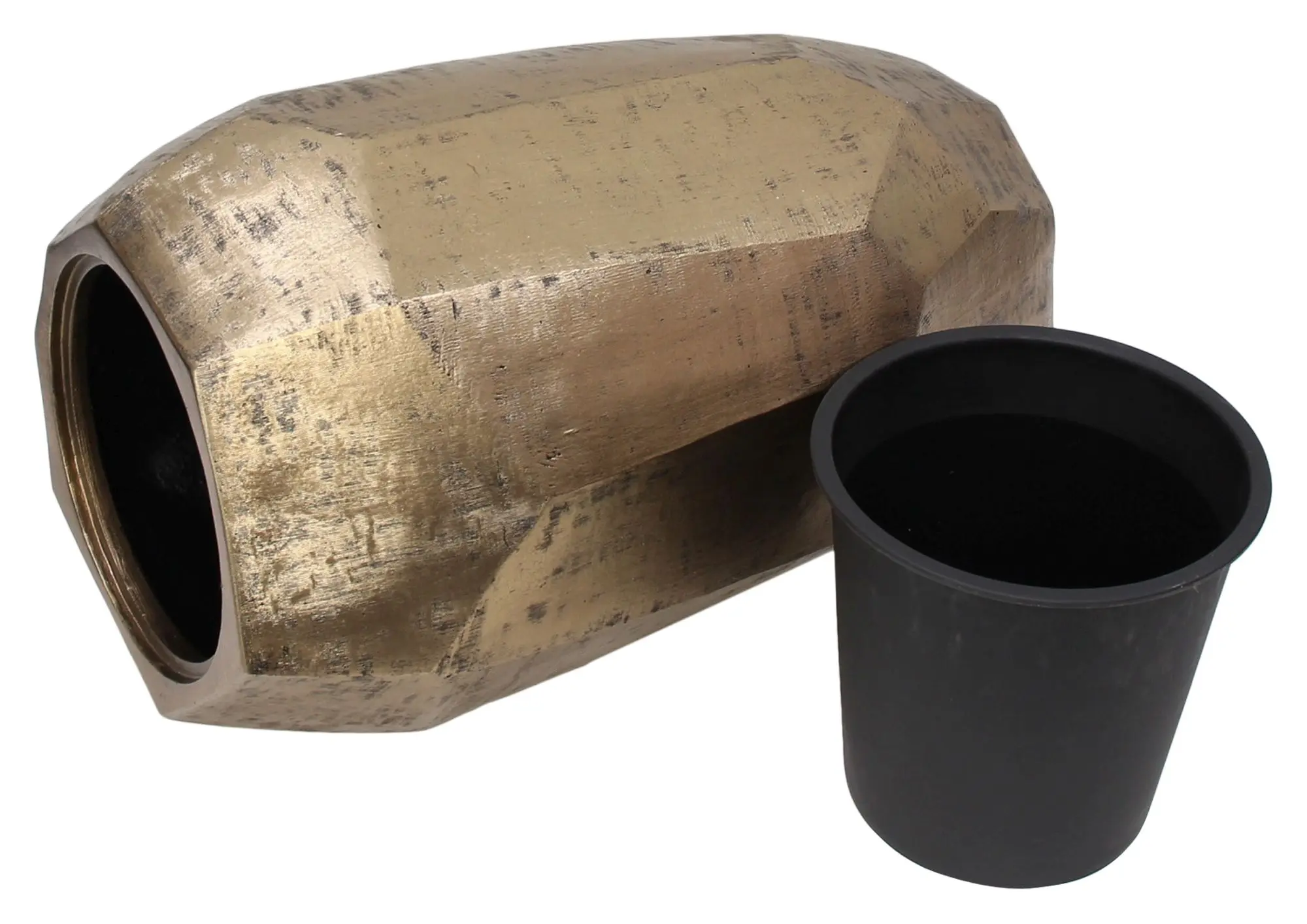 Acheter Cache-pot « Shades of Gold » dans la boutique en ligne de Frank Flechtwaren pour Jardinières