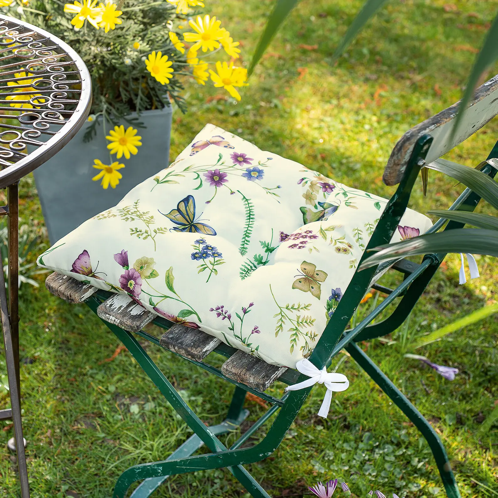 Acheter Coussin de chaise "prairie"  dans la boutique en ligne de Frank Flechtwaren