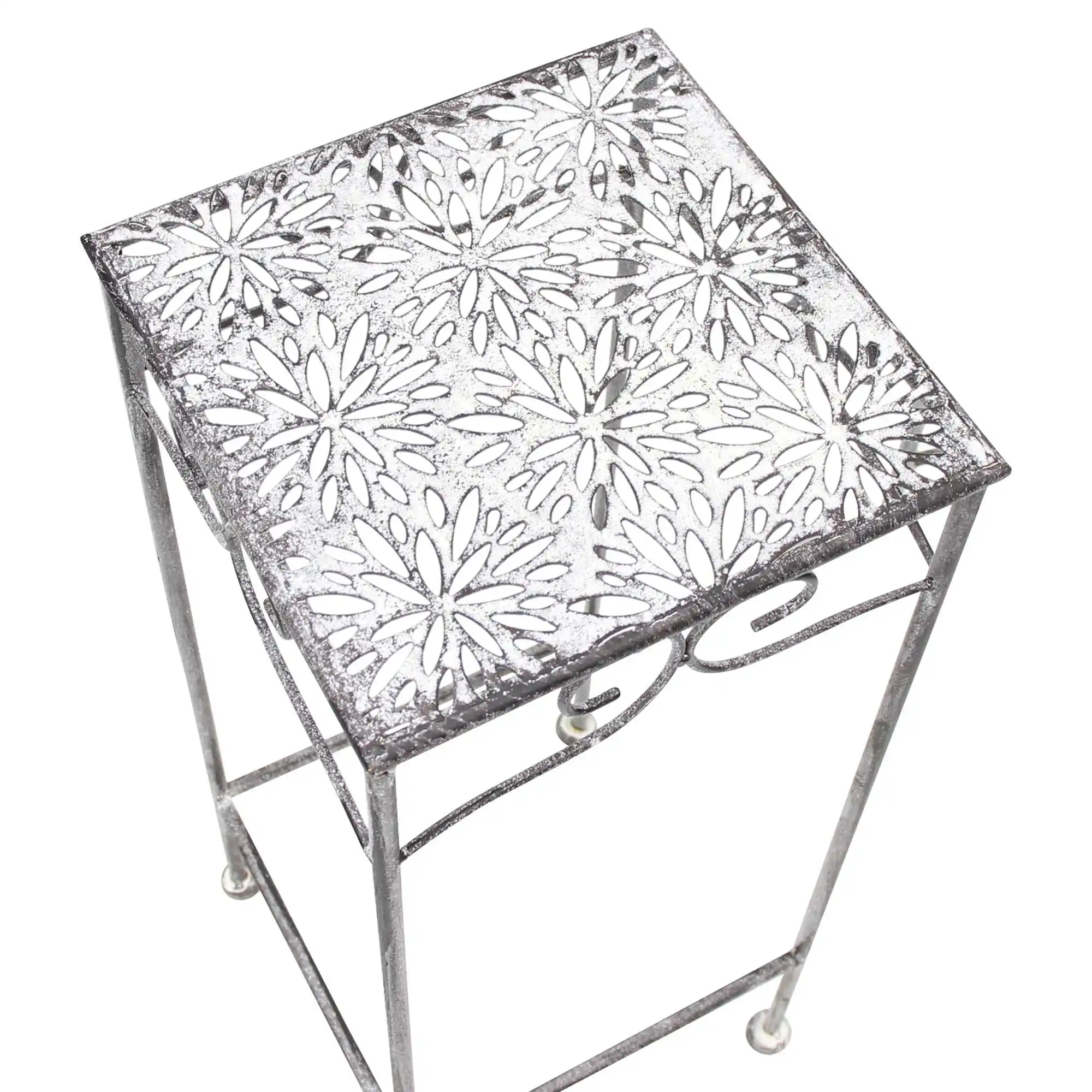 Acheter Lot de 3 tables d'appoint "Flowers"  dans la boutique en ligne de Frank Flechtwaren pour Tables