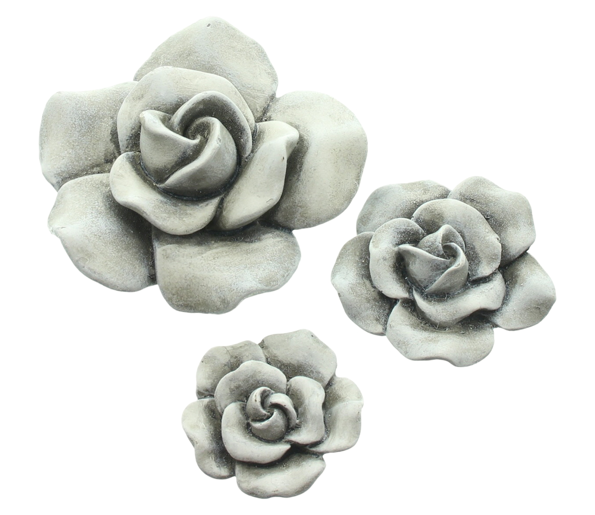 Acheter Lot de 3 roses décoratives "fleurs"  dans la boutique en ligne de Frank Flechtwaren pour Nouvel arrivage