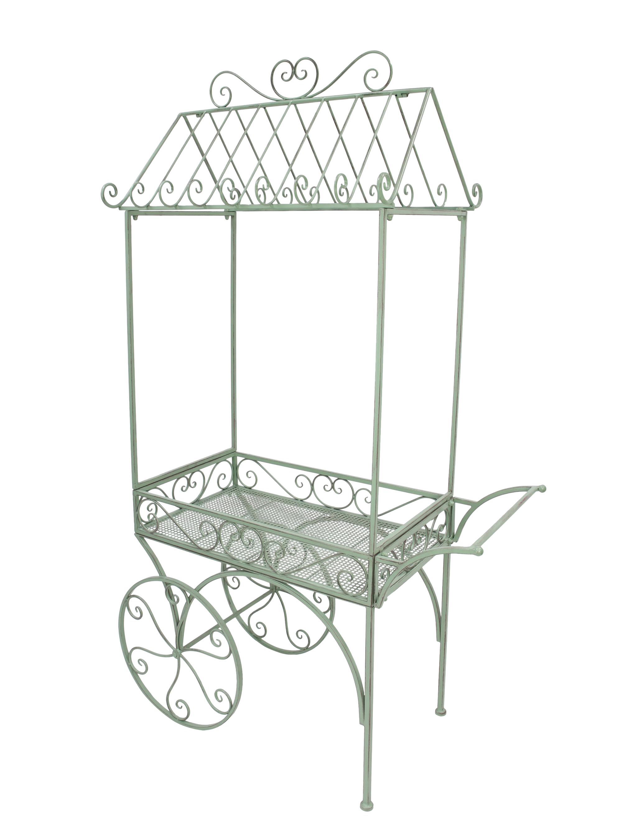 Acheter Chariot de service décoratif "Vintage"  dans la boutique en ligne de Frank Flechtwaren pour Figurines décoratives