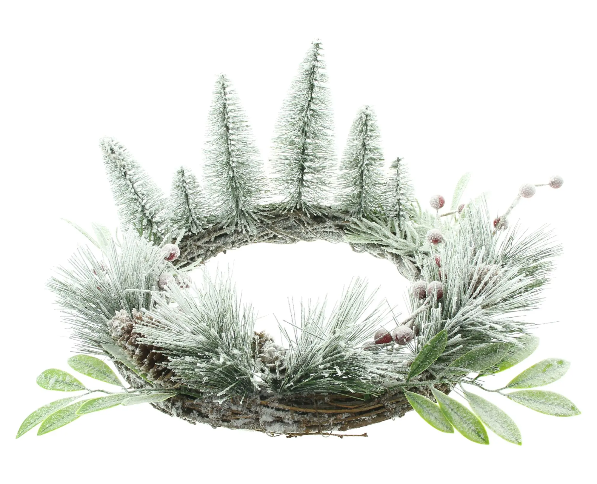 Acheter Couronne "magie hivernale"  dans la boutique en ligne de Frank Flechtwaren pour Couronnes de Noël