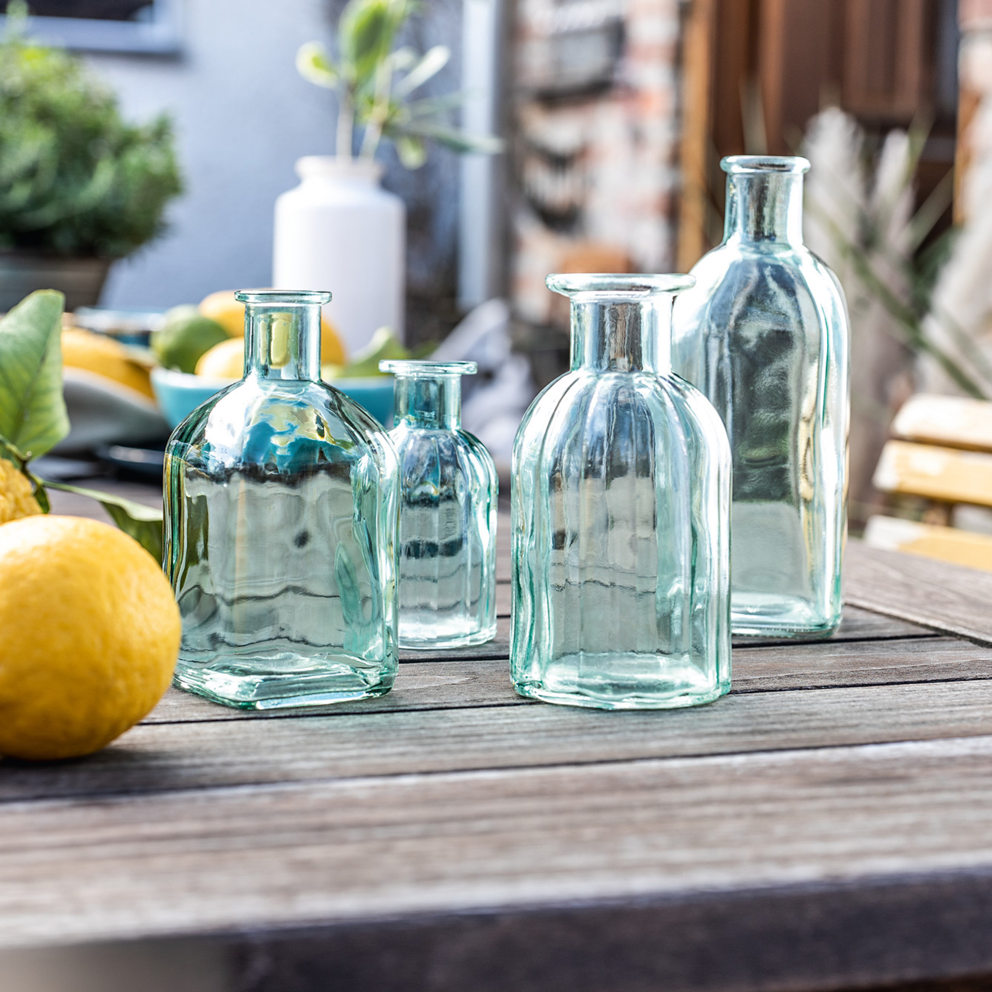 Acheter Lot de 4 vases décoratifs "vert d'eau"  dans la boutique en ligne de Frank Flechtwaren pour Pâques