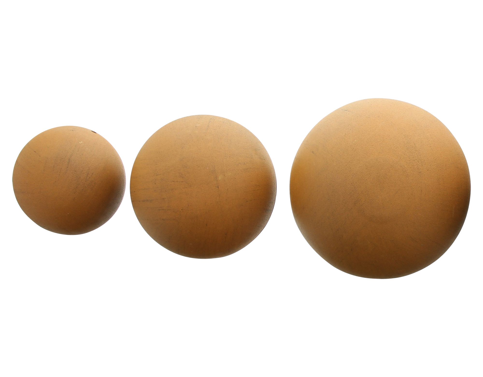 Acheter Lot de 3 boules "rouillée"  dans la boutique en ligne de Frank Flechtwaren pour Pâques