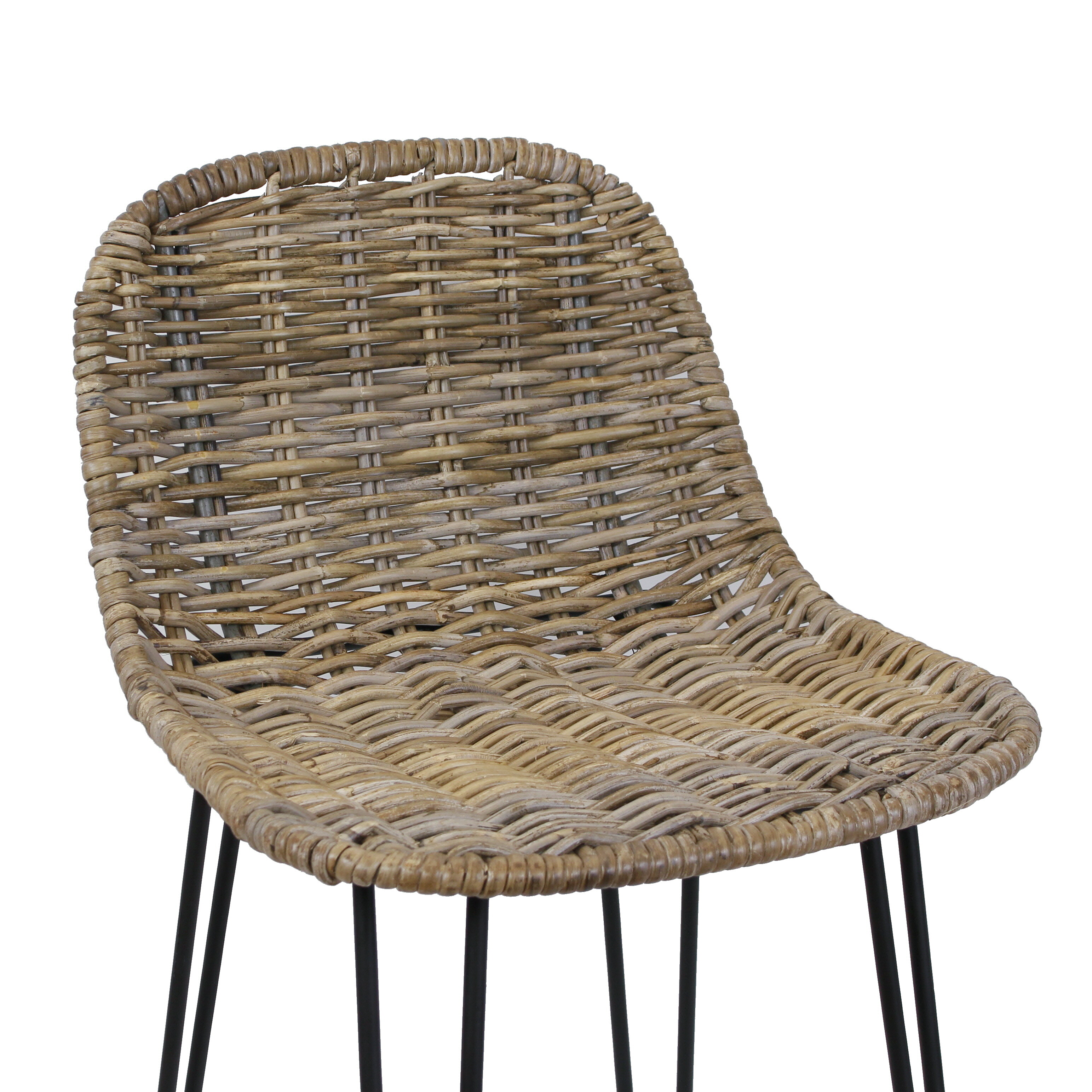 Acheter Chaise de bar en rotin "Modern Line"  dans la boutique en ligne de Frank Flechtwaren pour Cuisine