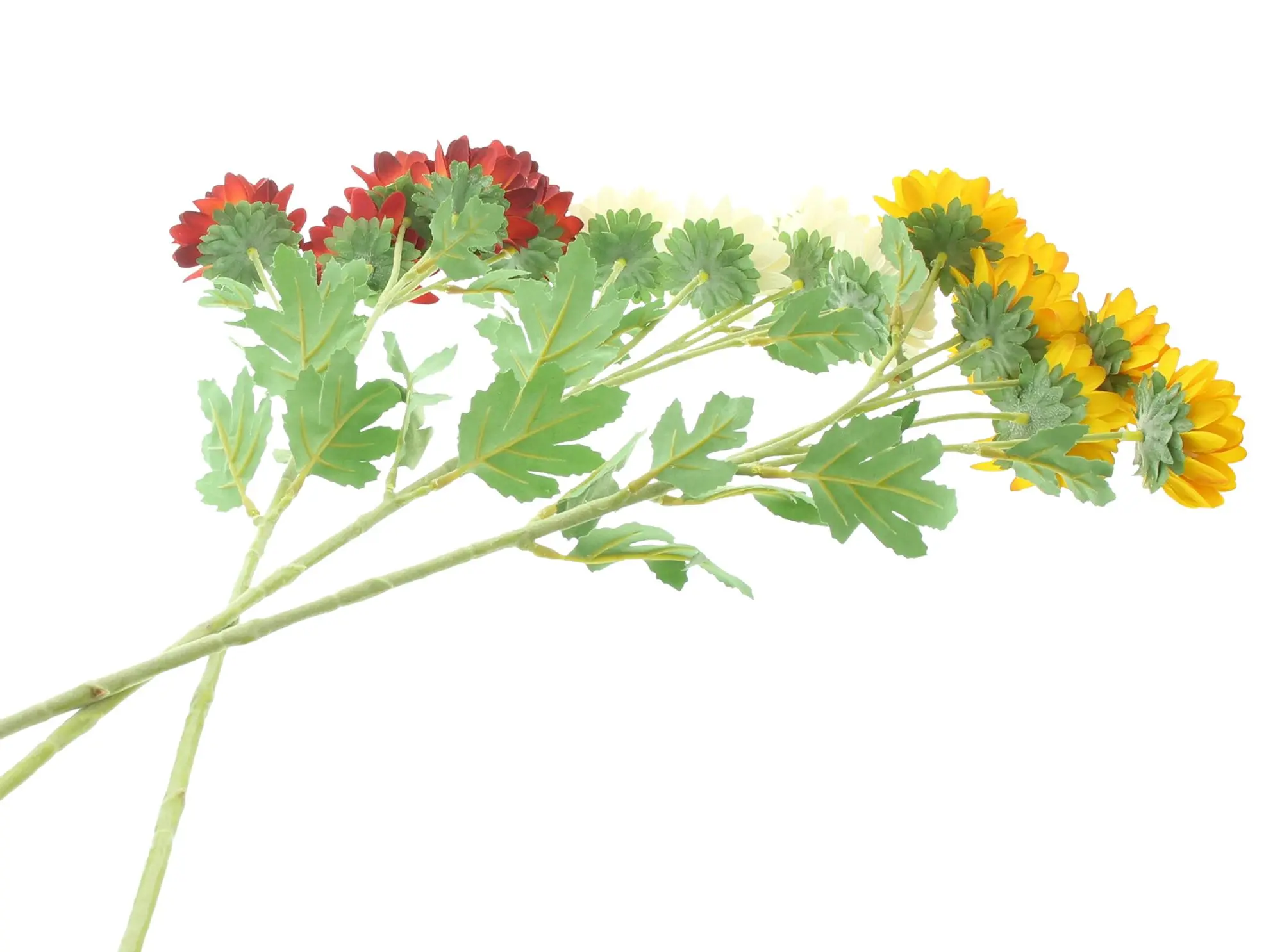 Acheter Fleur artificielle « Chrysanthème », lot de 3 dans la boutique en ligne de Frank Flechtwaren pour Couleurs d'automne