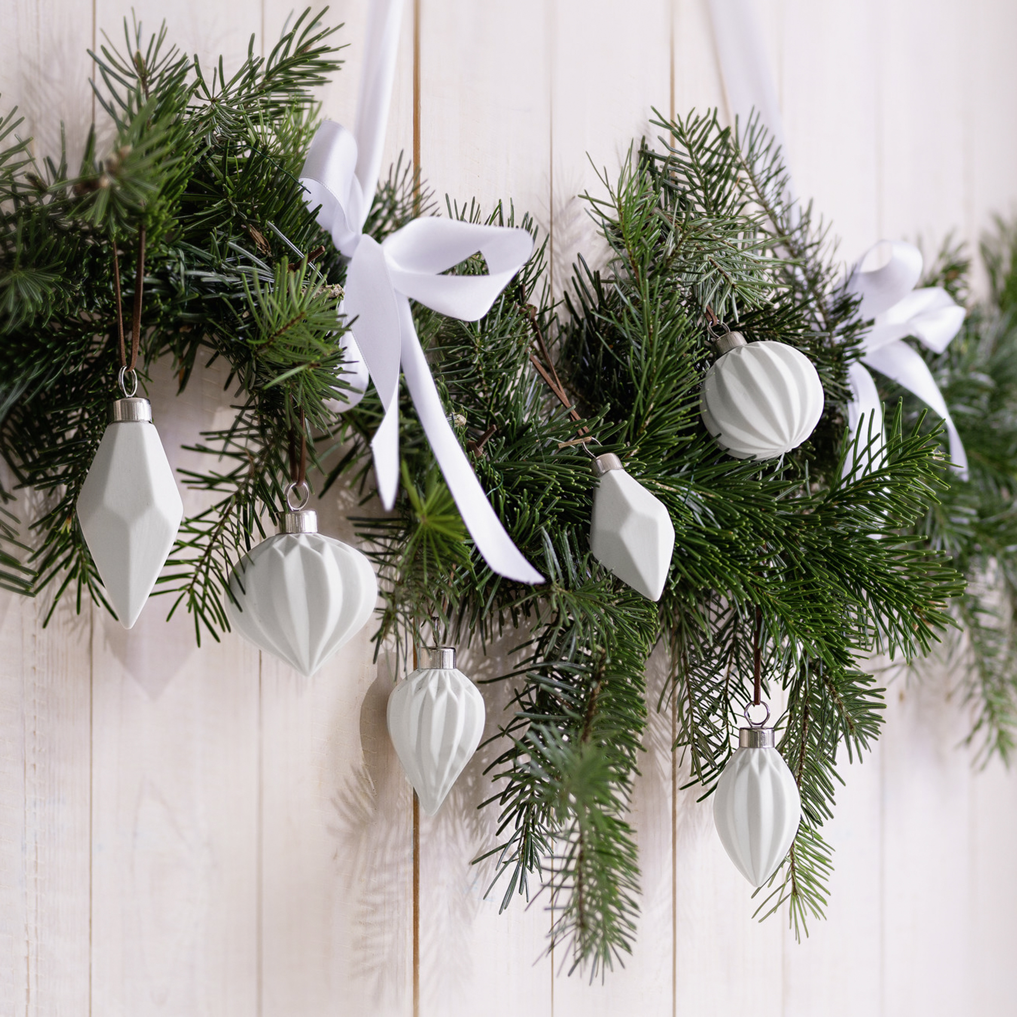 Acheter Lot de 6 suspensions "ornement"  dans la boutique en ligne de Frank Flechtwaren pour Noël